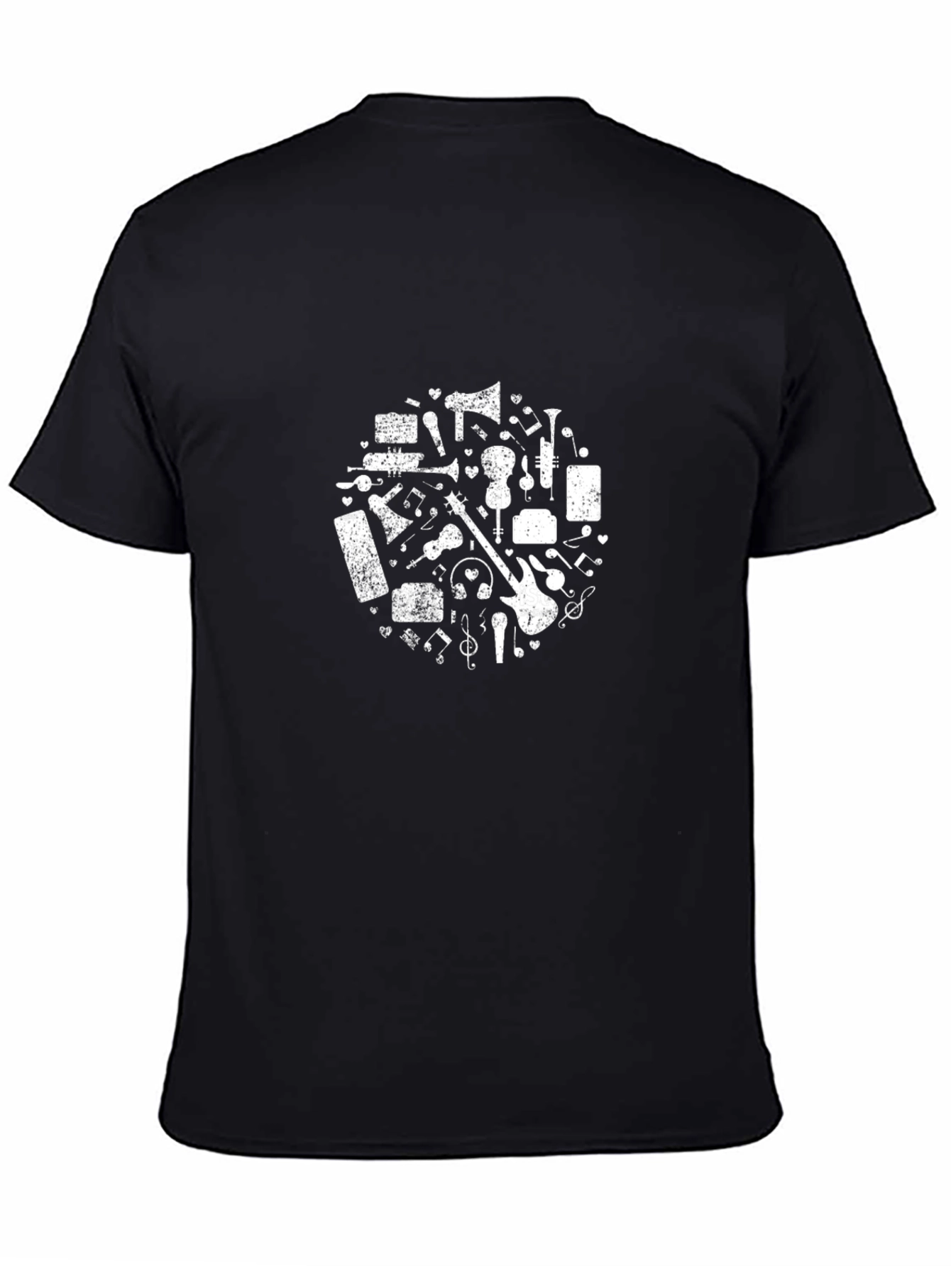 Music Lover T-Shirt - Black Graphic Tee