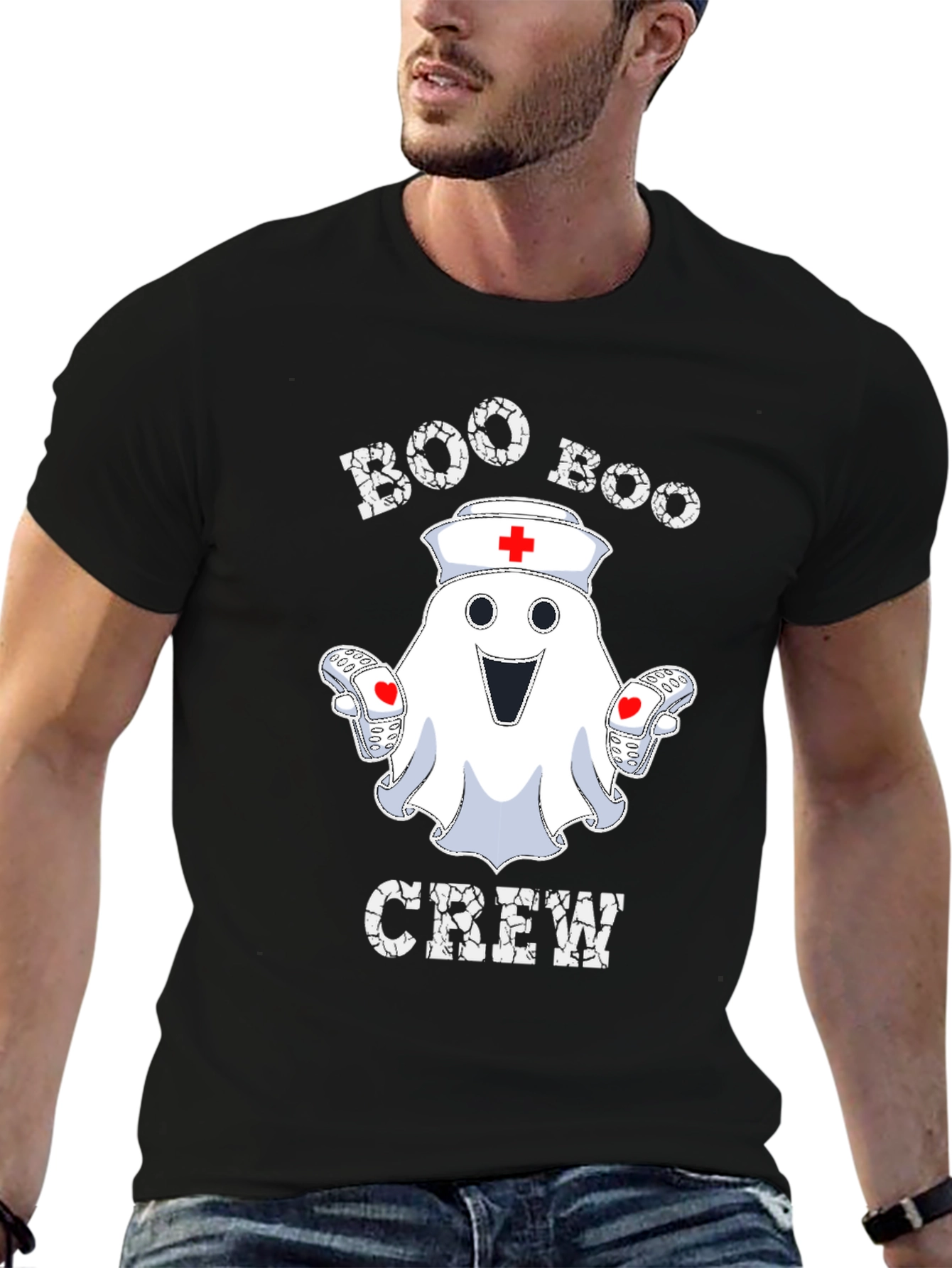 Boo Boo Crew Ghost Nurse T-Shirt