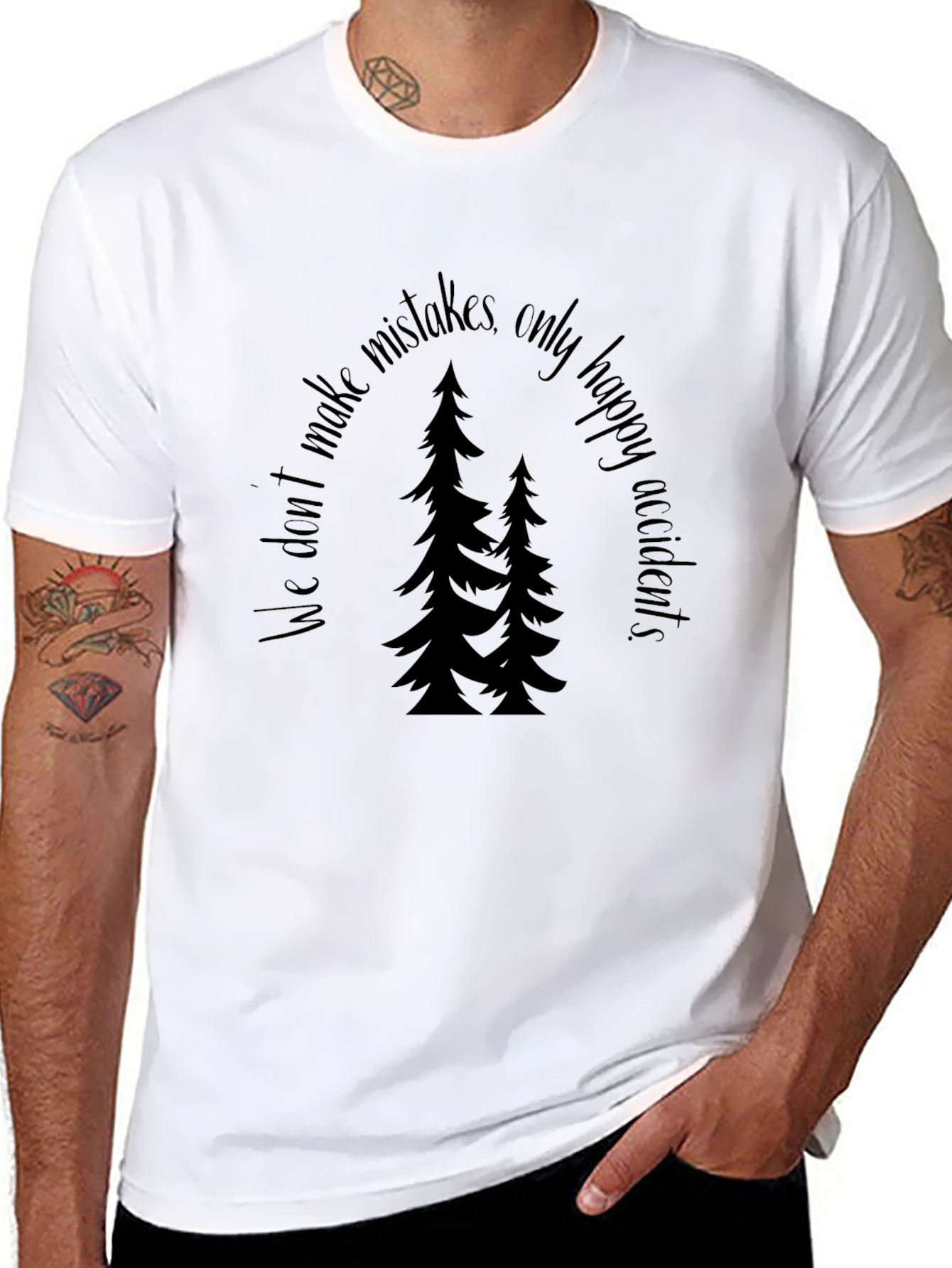 Happy Accidents Tree Graphic Tee