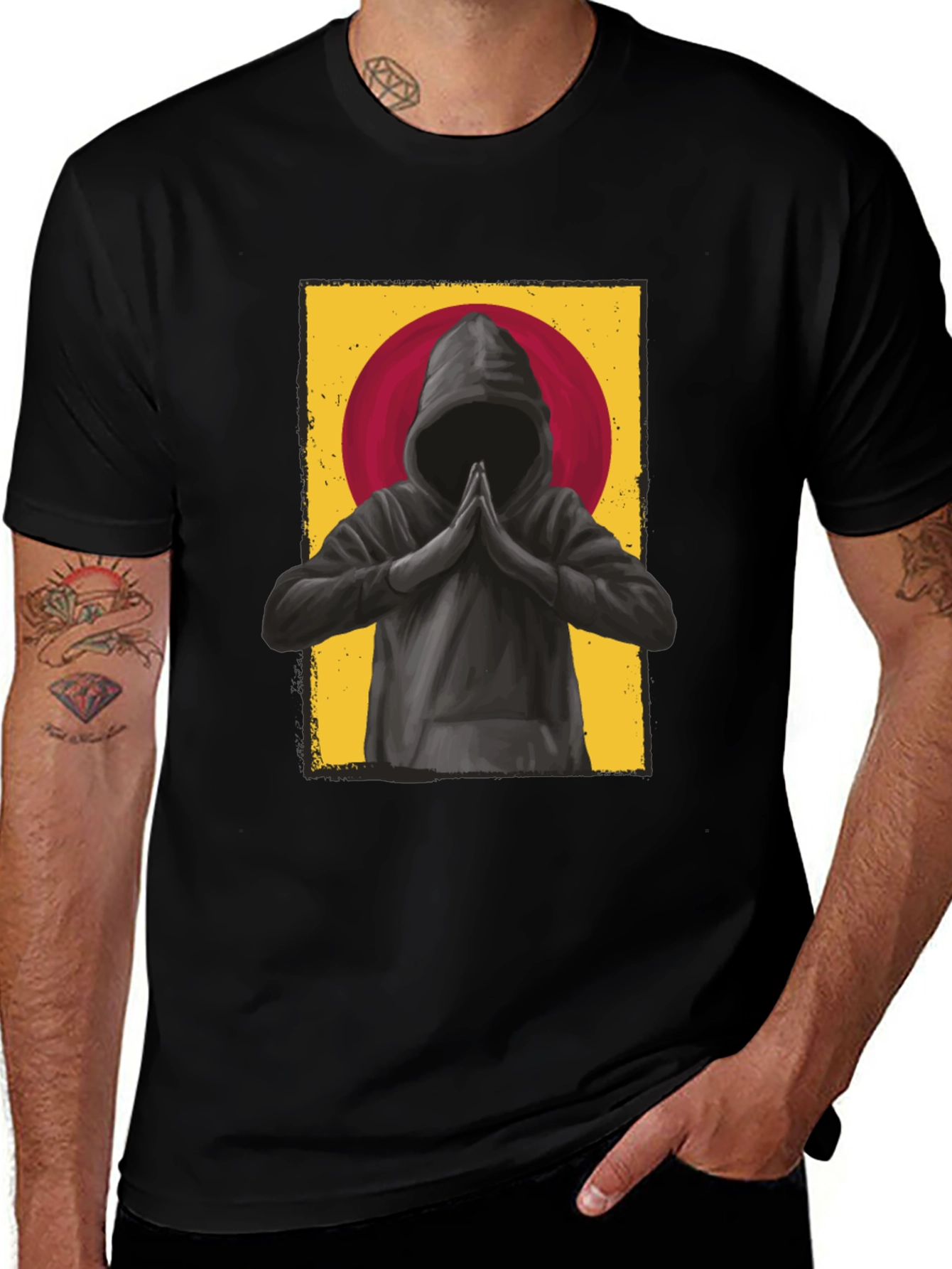 Mystic Monk Graphic Tee - Black T-Shirt