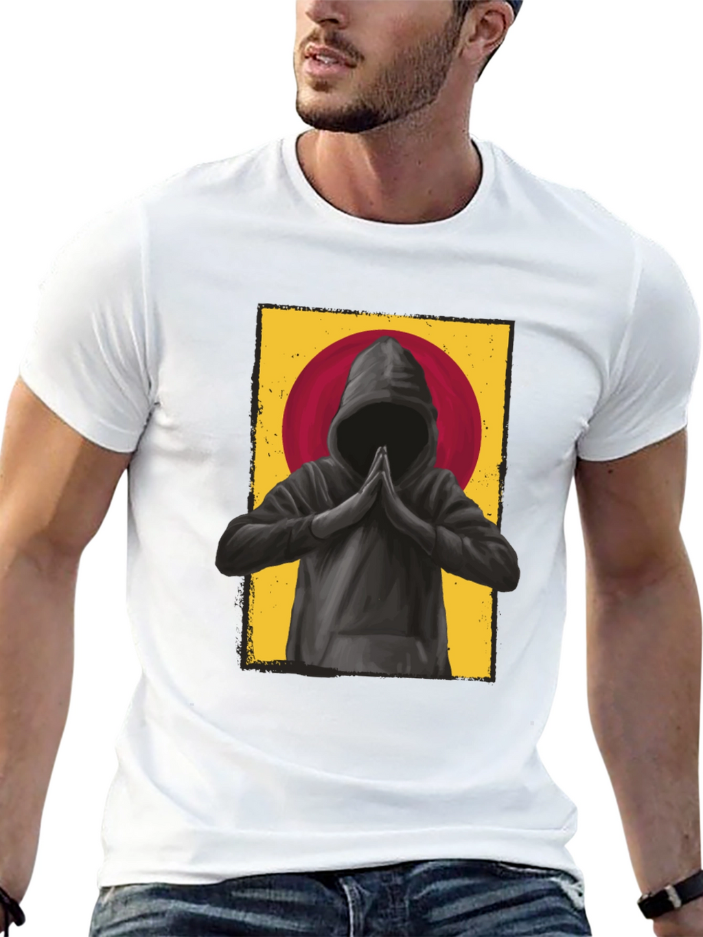 Mystic Monk Graphic Tee - Black T-Shirt