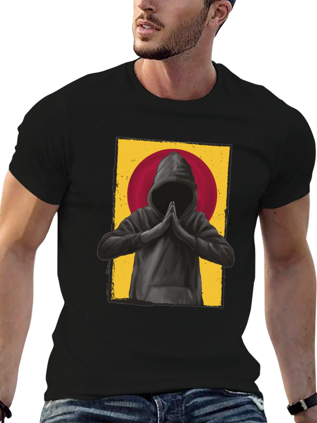 Mystic Monk Graphic Tee - Black T-Shirt