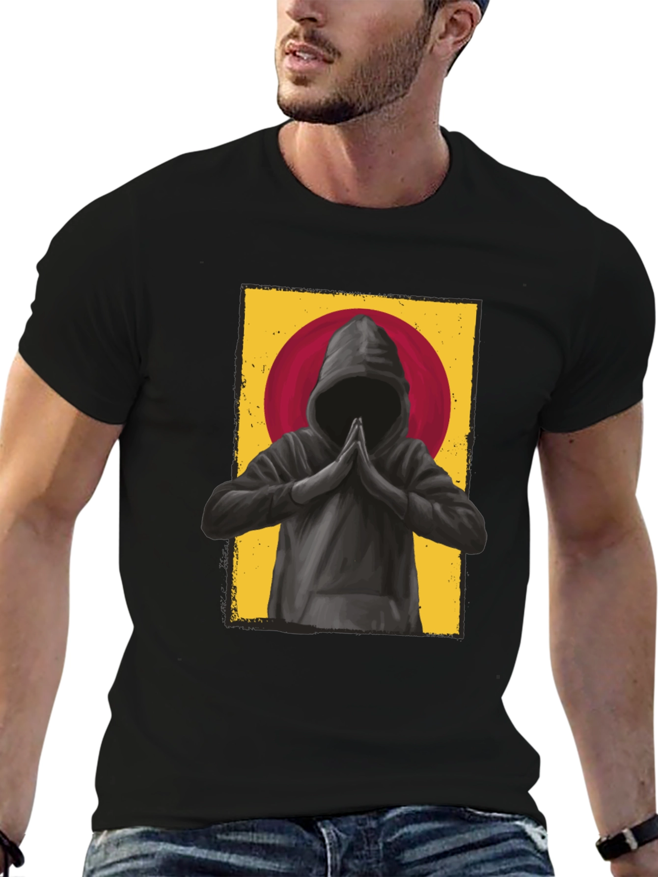 Mystic Monk Graphic Tee - Black T-Shirt