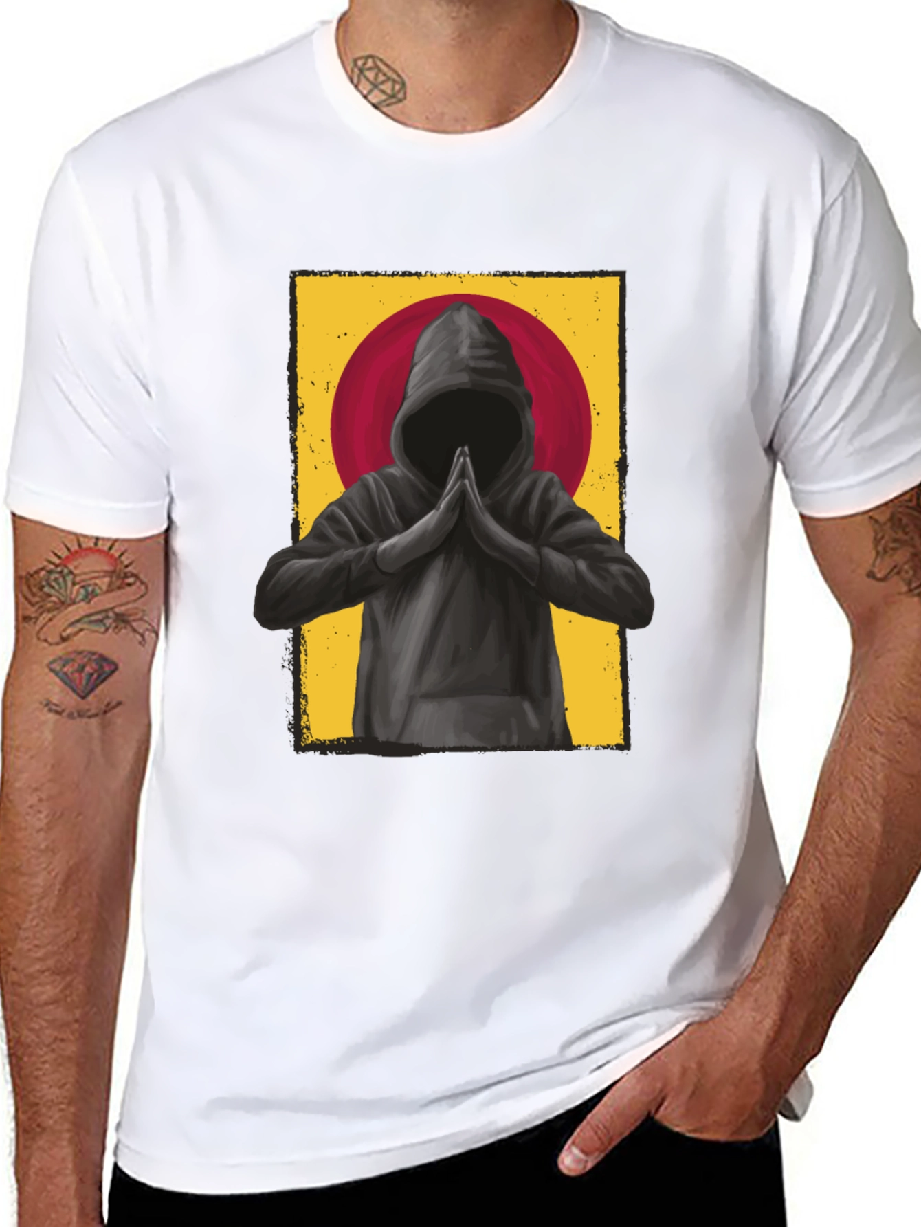 Mystic Monk Graphic Tee - Black T-Shirt