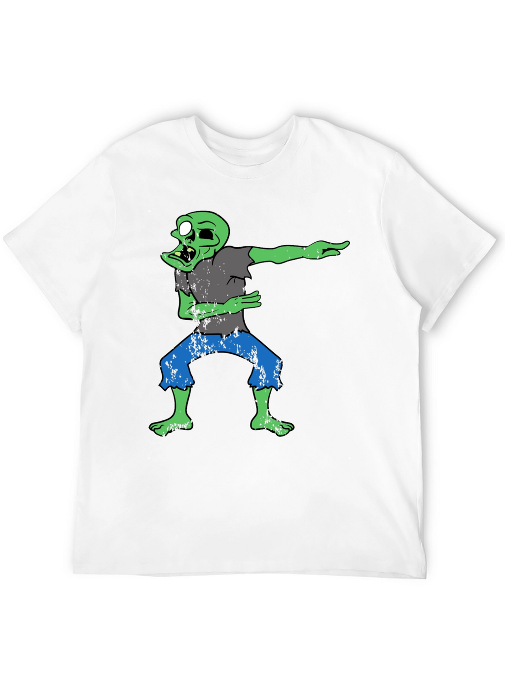Dabbing Zombie Graphic T-Shirt - Black