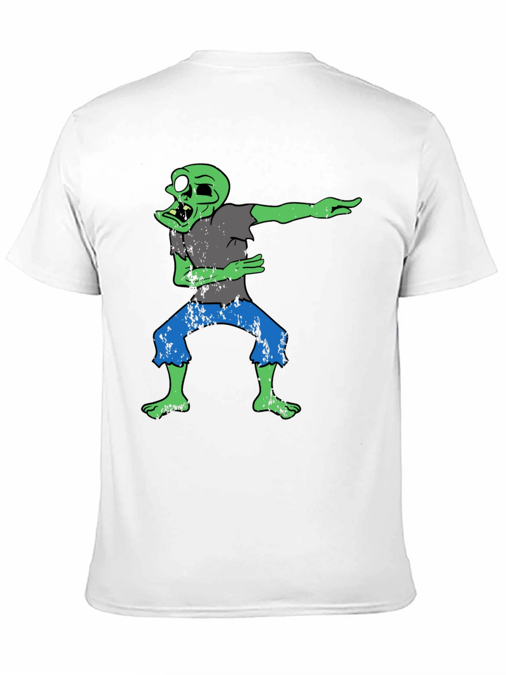 Dabbing Zombie Graphic T-Shirt - Black
