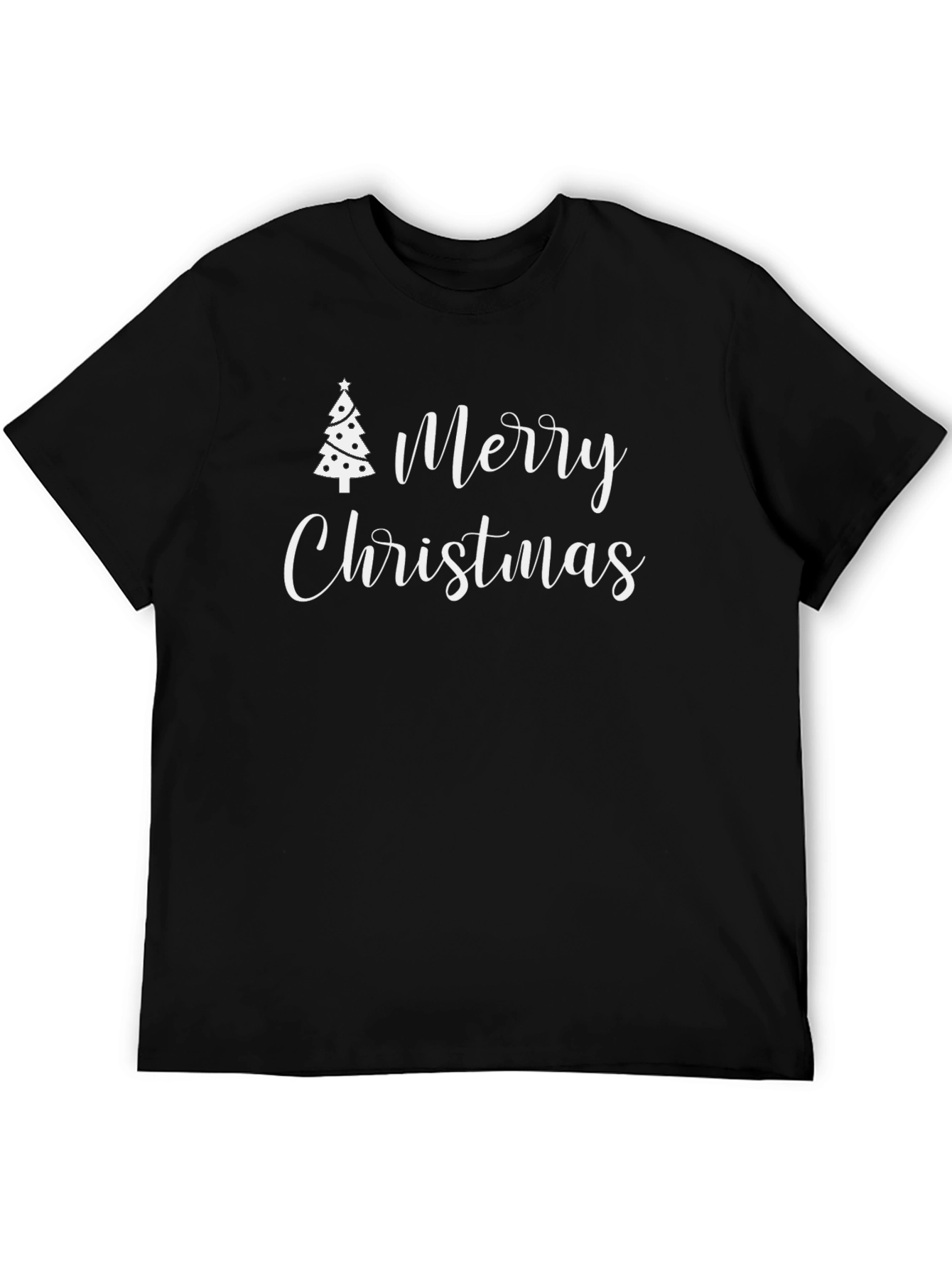 Merry Christmas Graphic Tee - Holiday Festive Shirt