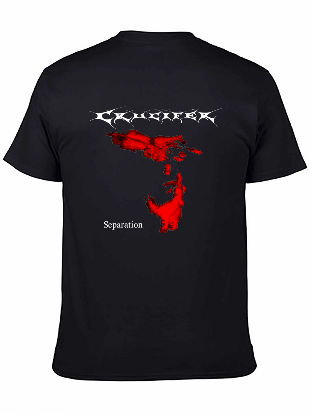 Krucifer Separation Black Graphic T-Shirt
