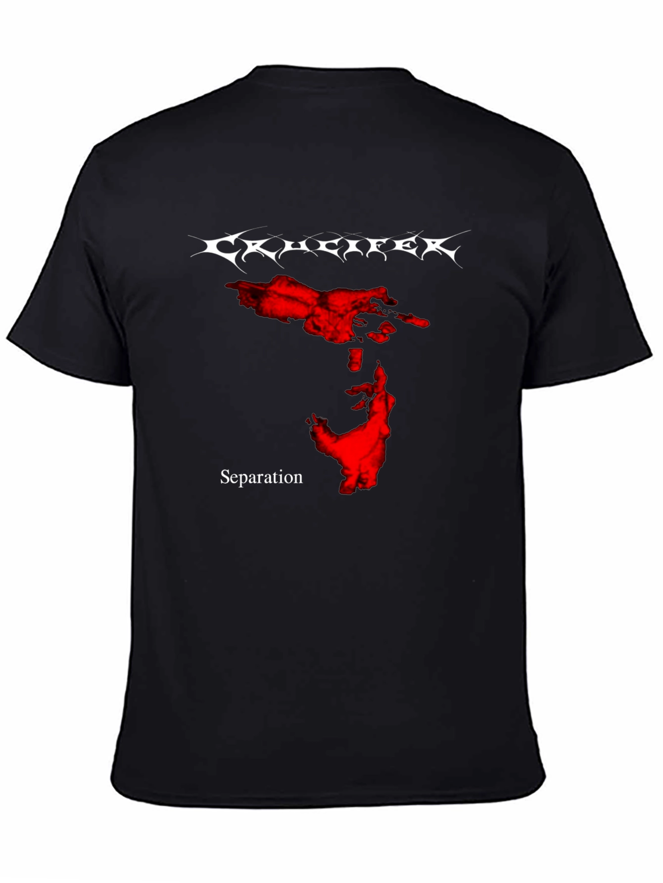 Krucifer Separation Black Graphic T-Shirt