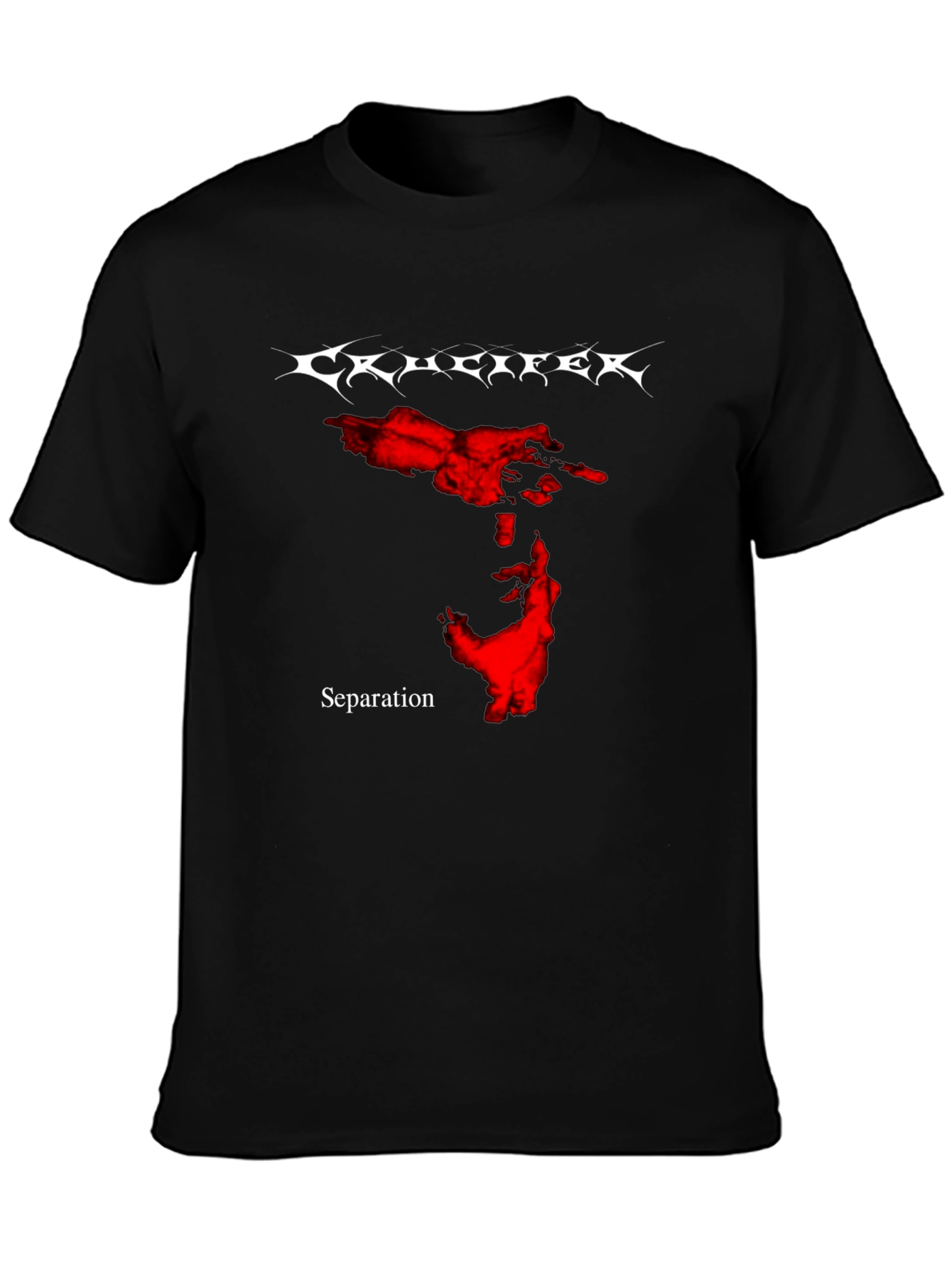 Krucifer Separation Black Graphic T-Shirt