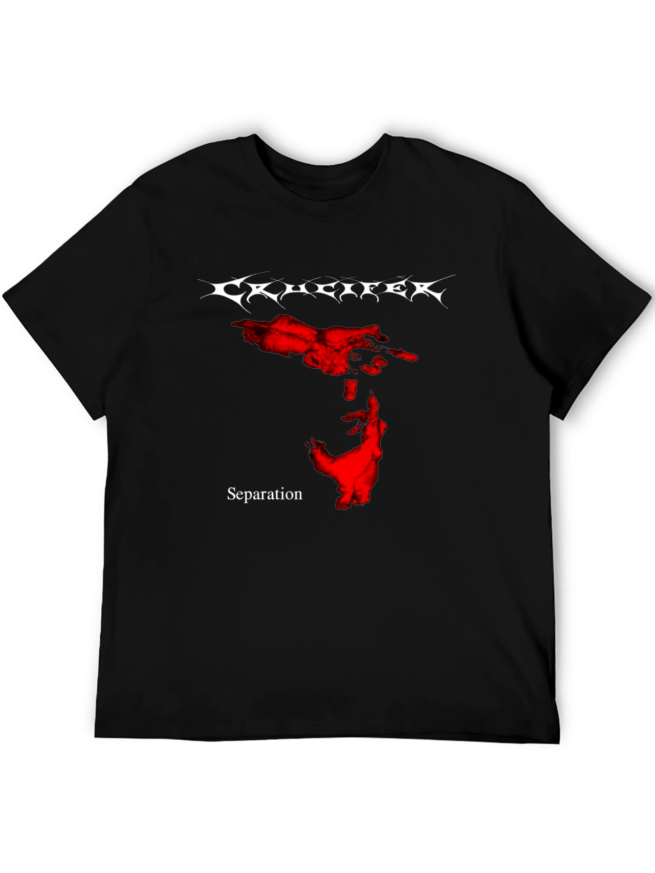 Krucifer Separation Black Graphic T-Shirt