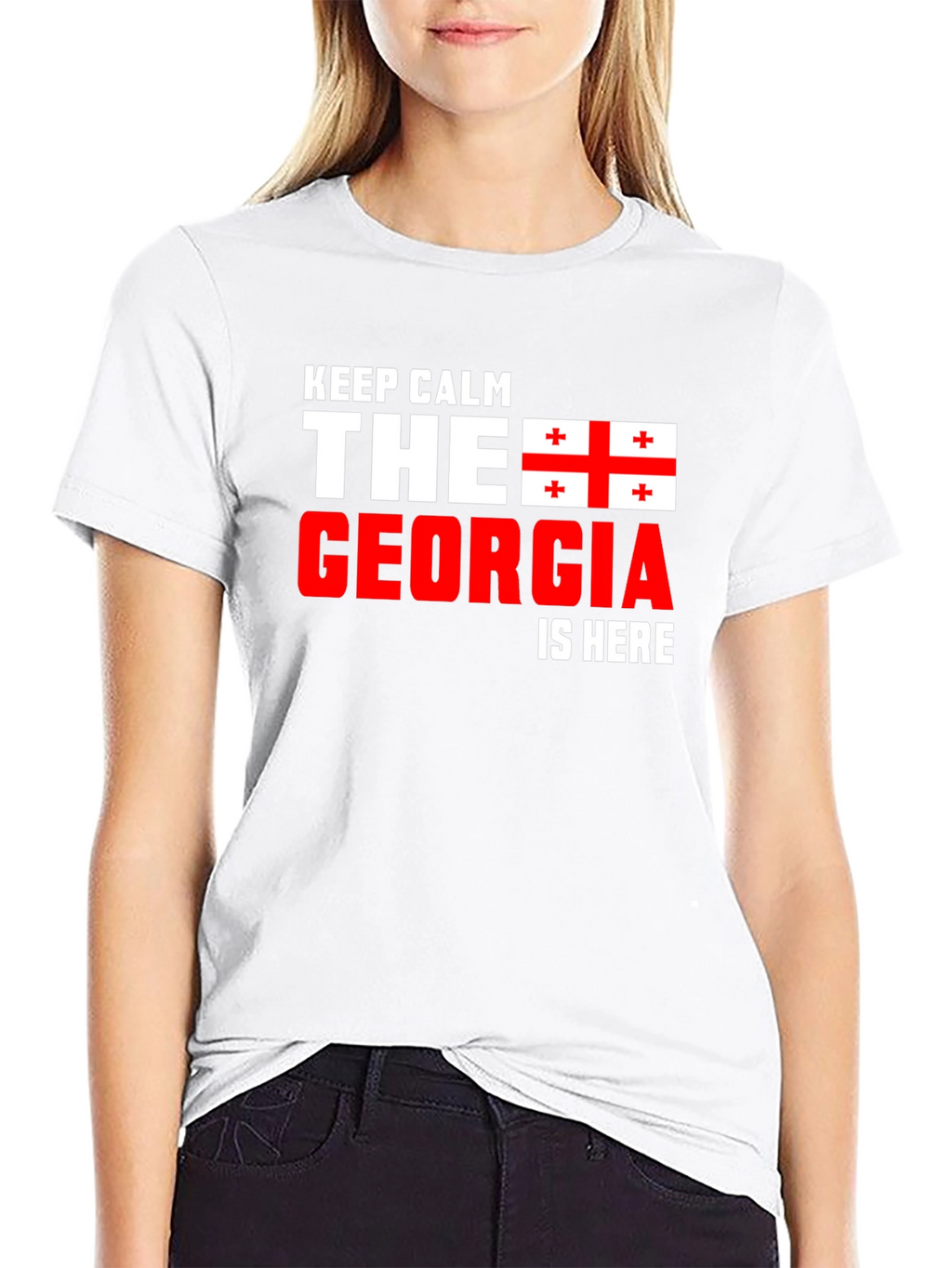 Keep Calm Georgia Flag T-Shirt