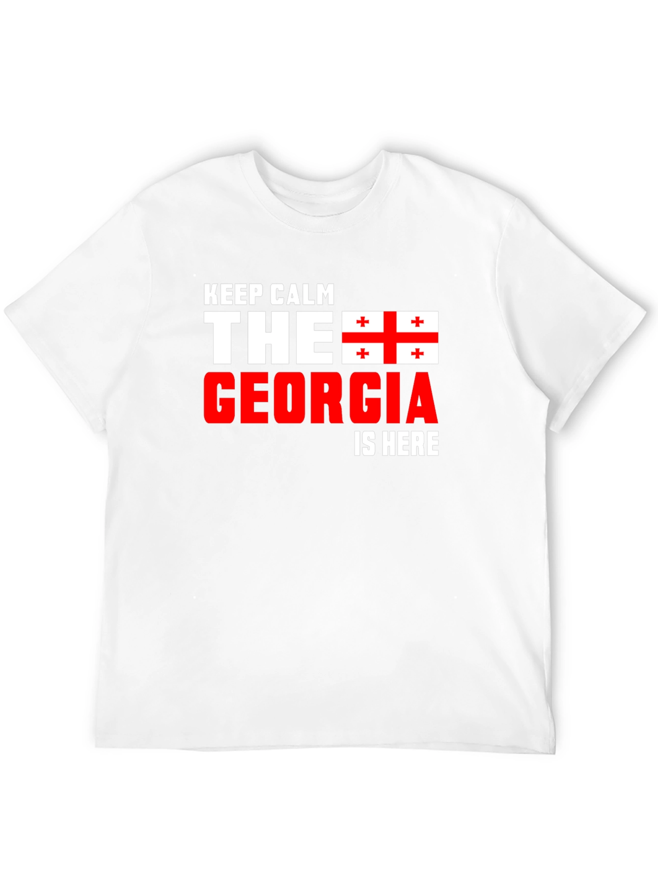 Keep Calm Georgia Flag T-Shirt