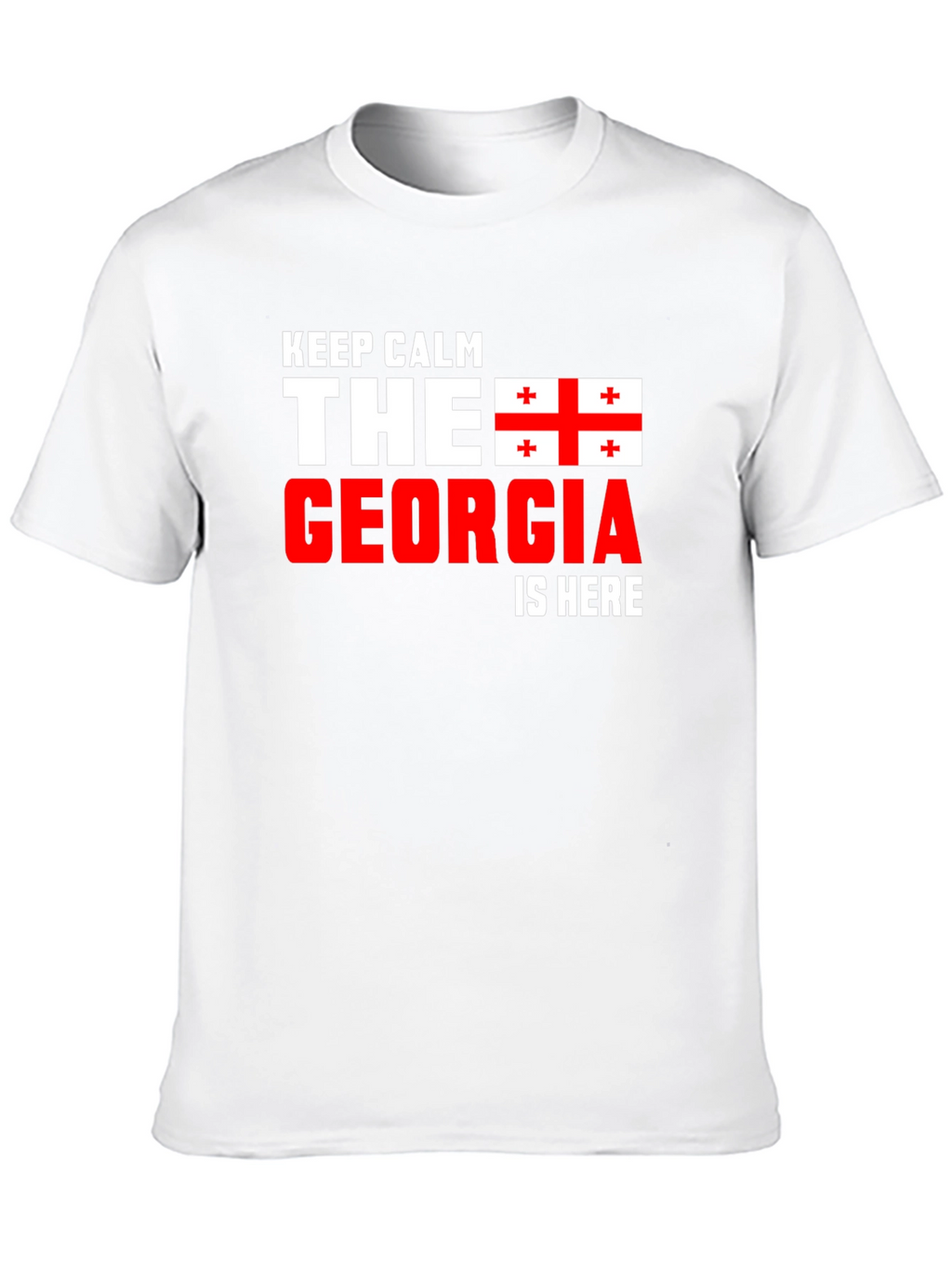 Keep Calm Georgia Flag T-Shirt
