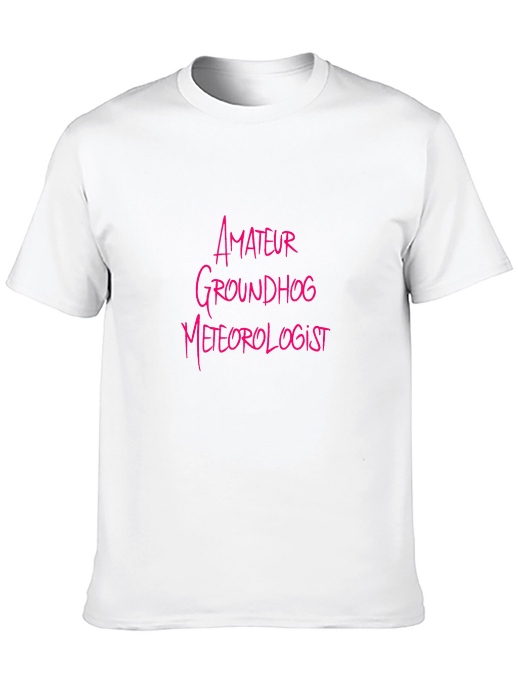 Amateur Groundhog Meteorologist Black T-Shirt