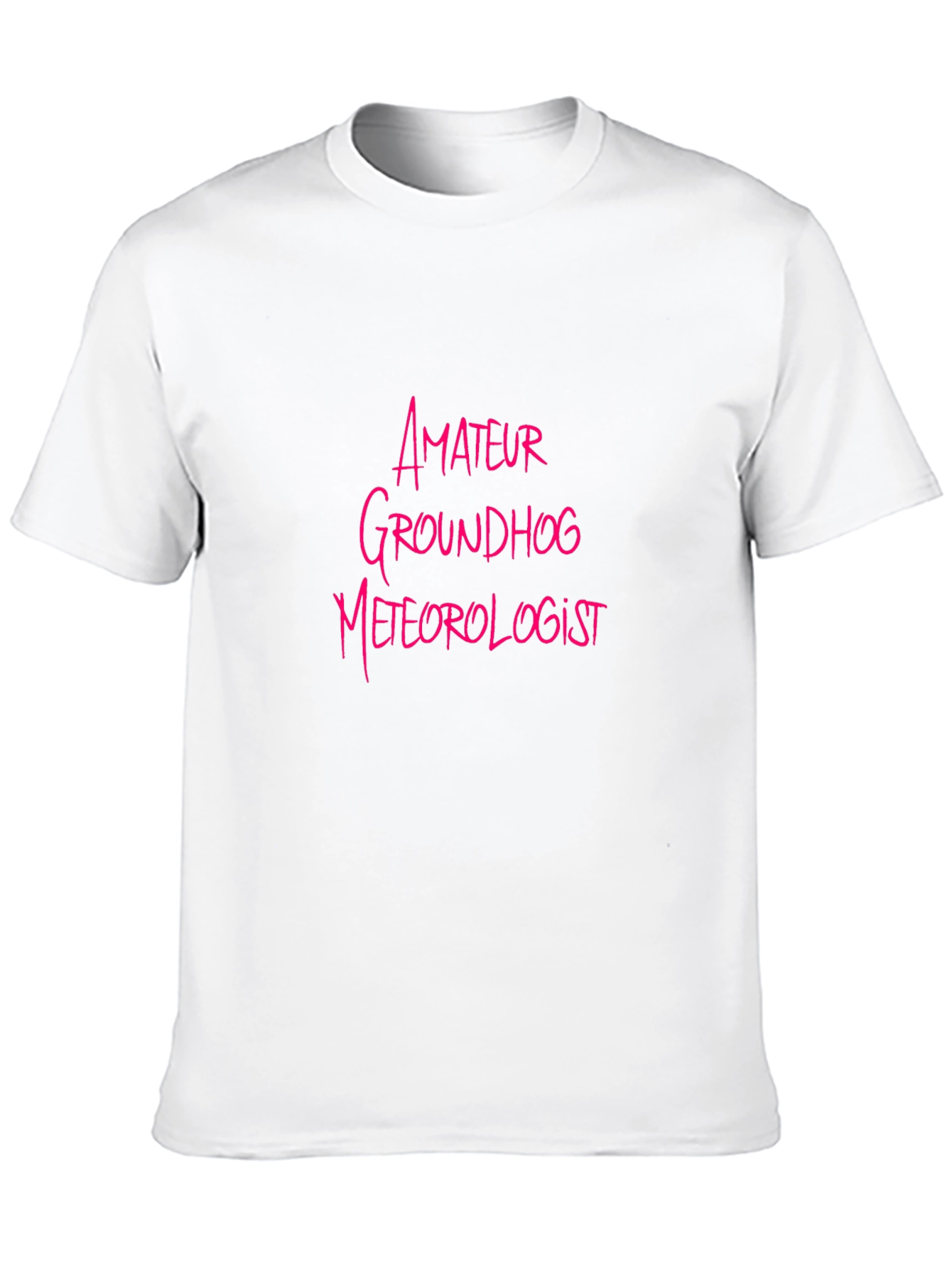 Amateur Groundhog Meteorologist Black T-Shirt