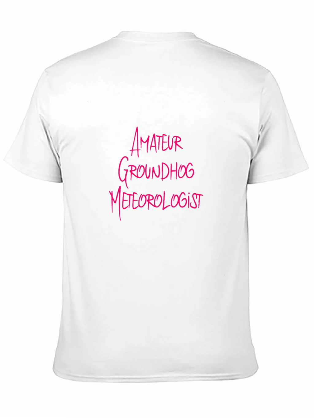 Amateur Groundhog Meteorologist Black T-Shirt