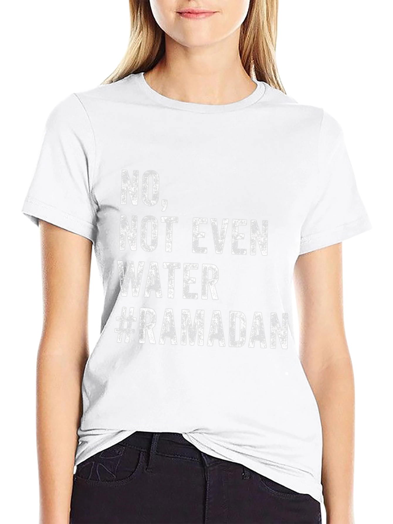 Ramadan No Water T-Shirt - Fasting Humor