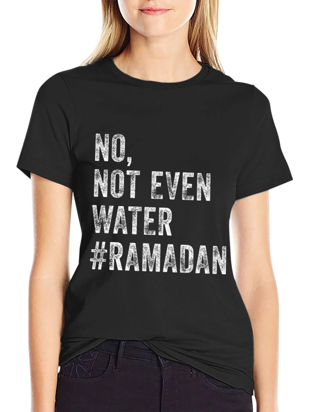 Ramadan No Water T-Shirt - Fasting Humor