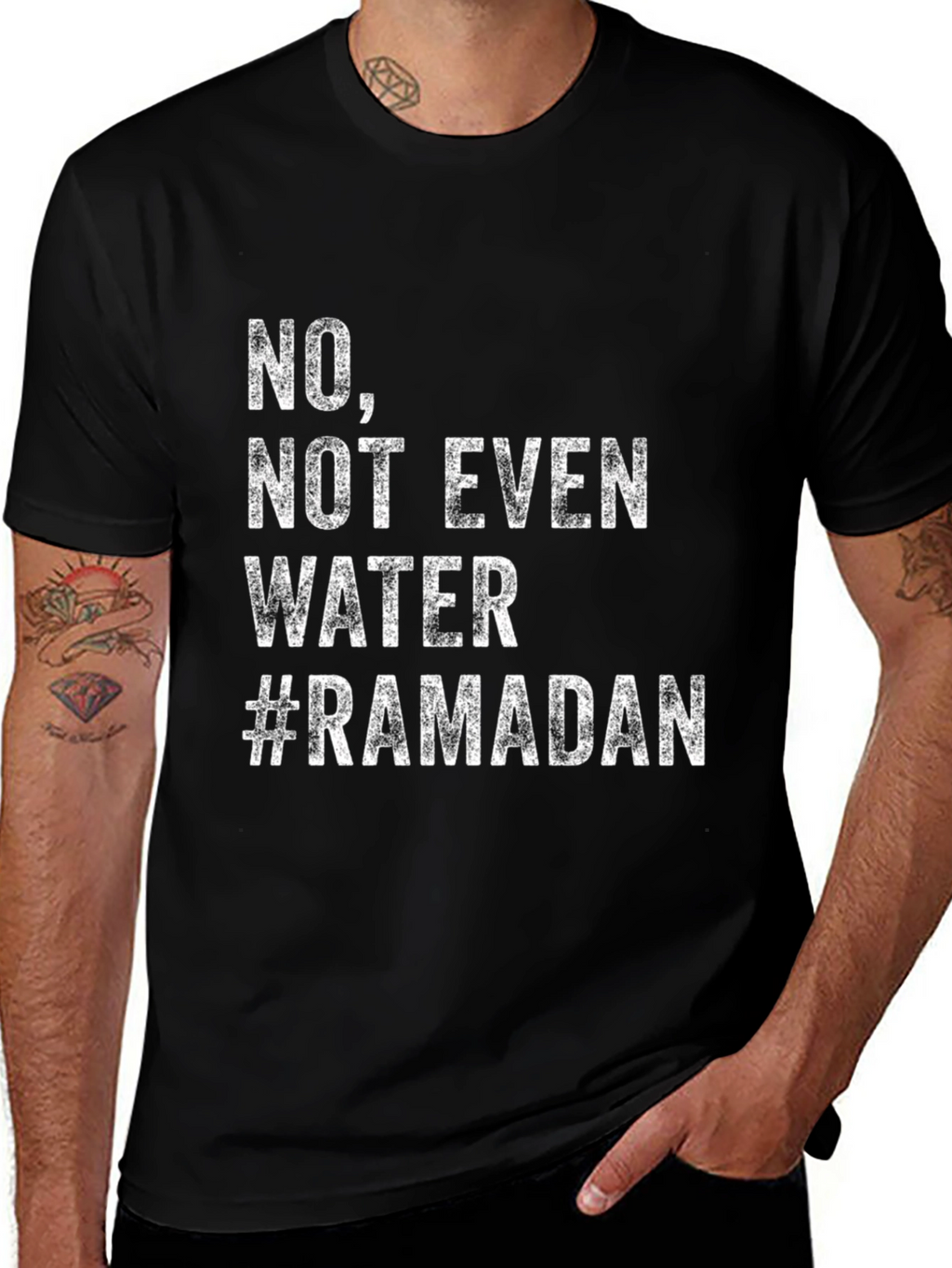 Ramadan No Water T-Shirt - Fasting Humor
