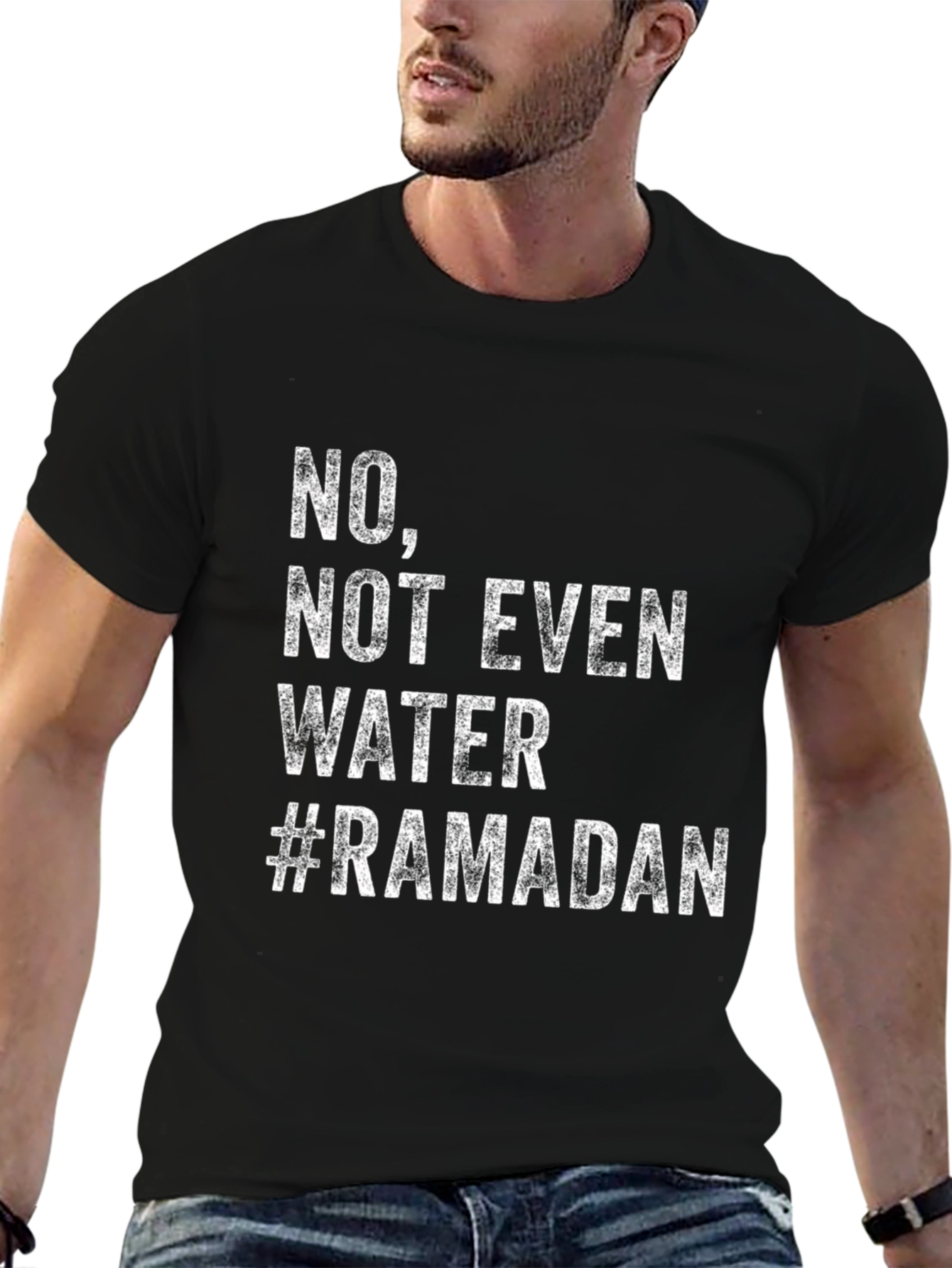 Ramadan No Water T-Shirt - Fasting Humor