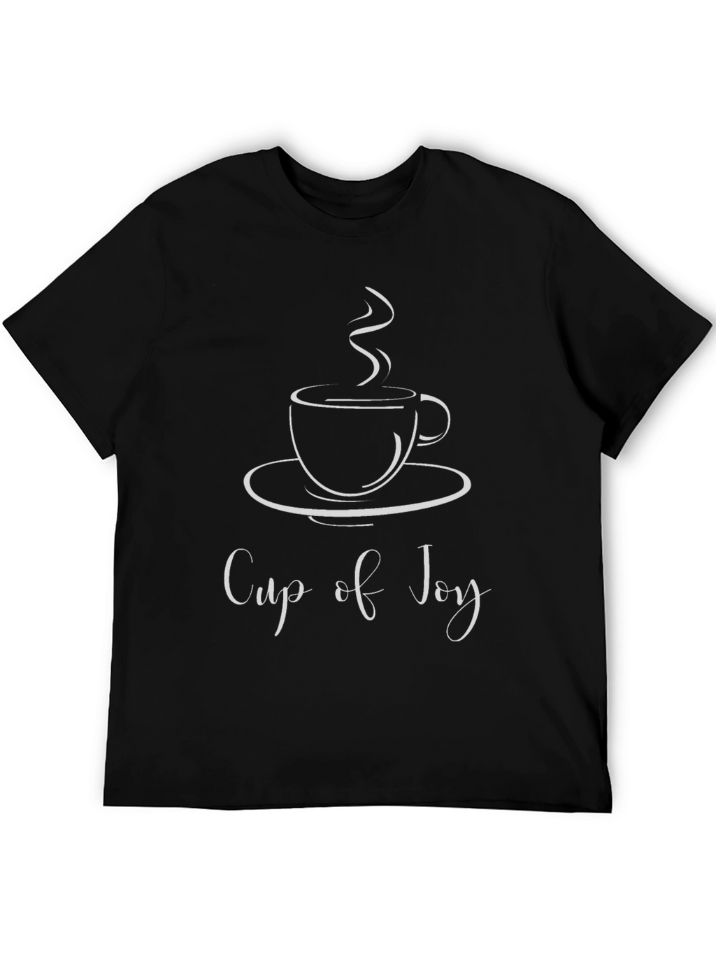 Cup of Joy Graphic T-Shirt - Black