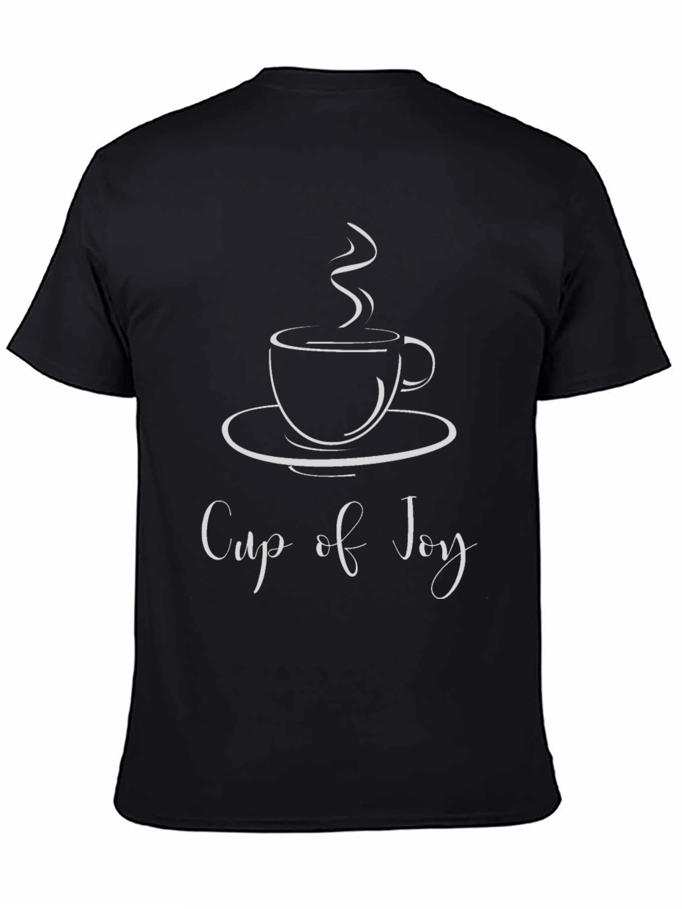 Cup of Joy Graphic T-Shirt - Black