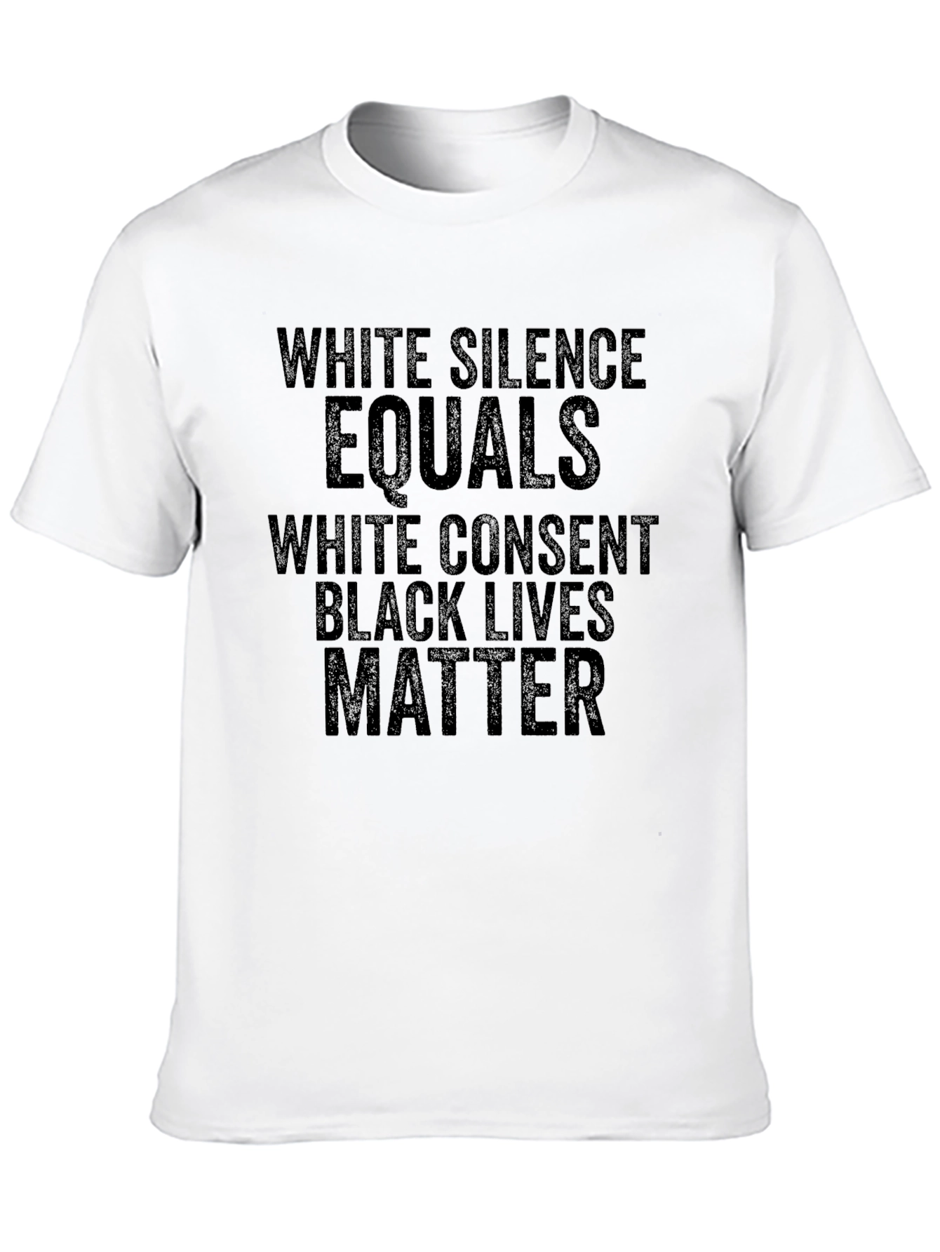 Black Lives Matter T-Shirt - White Silence Consent