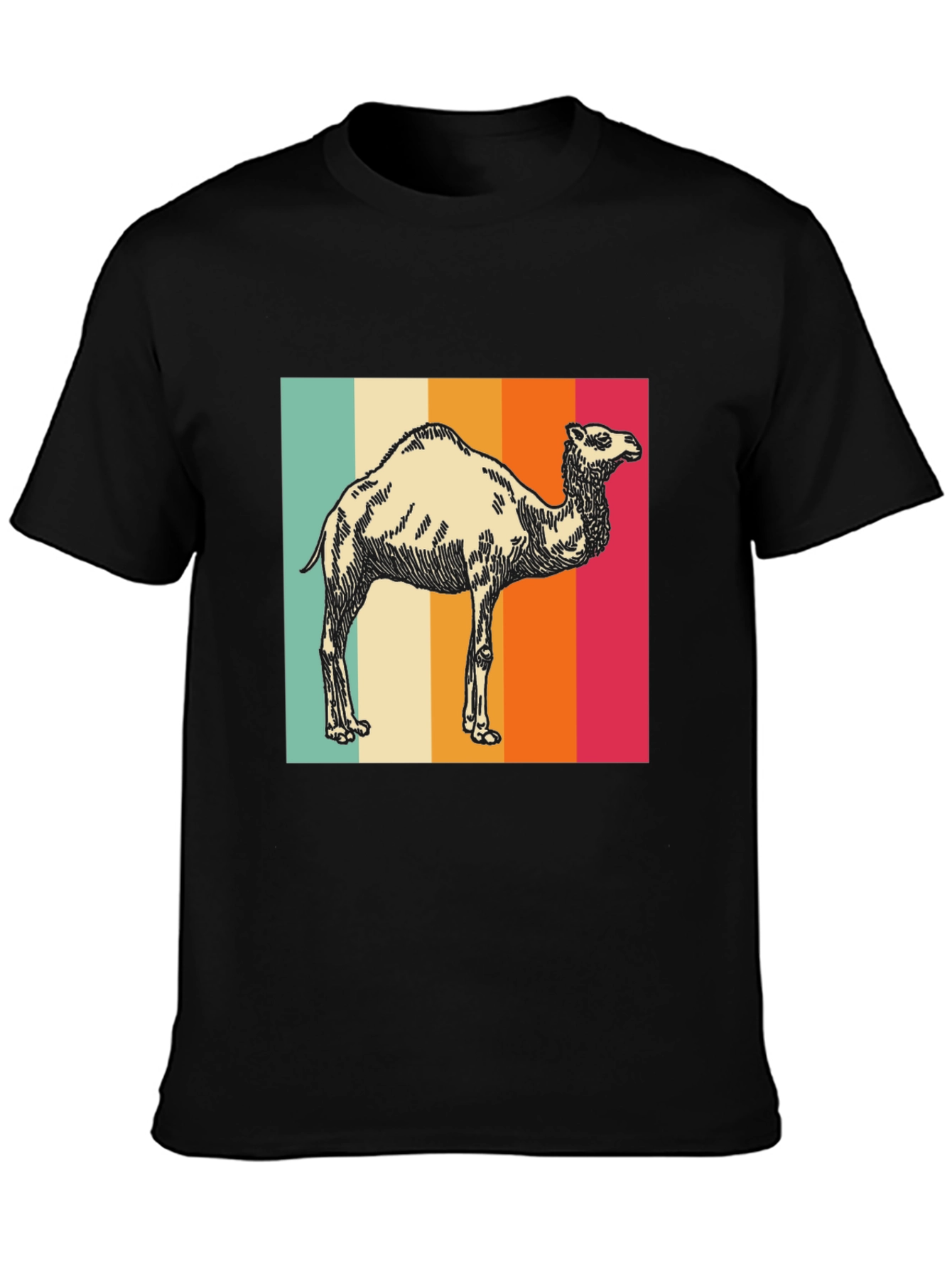 Retro Camel T-Shirt - Vintage Style Tee