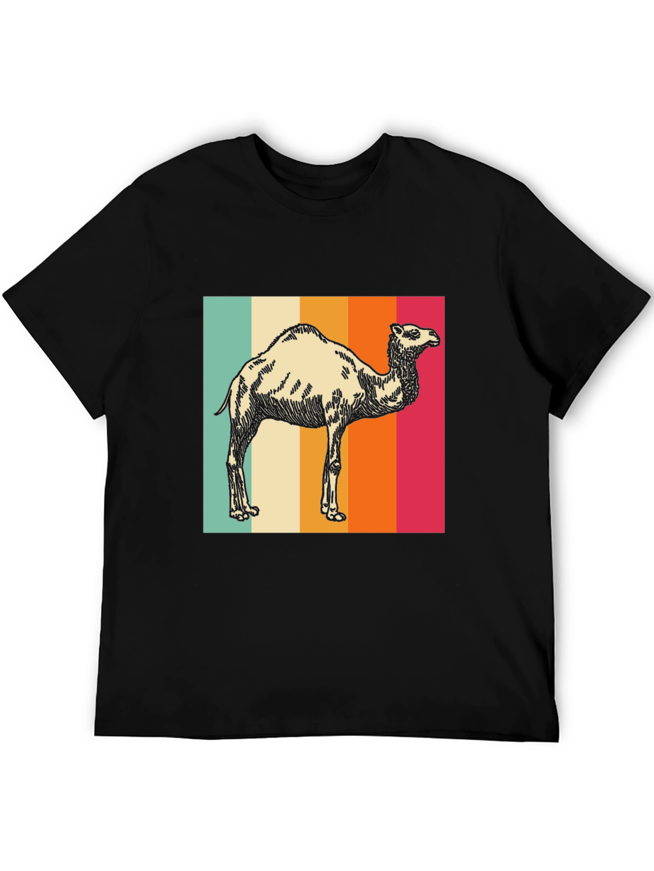 Retro Camel T-Shirt - Vintage Style Tee