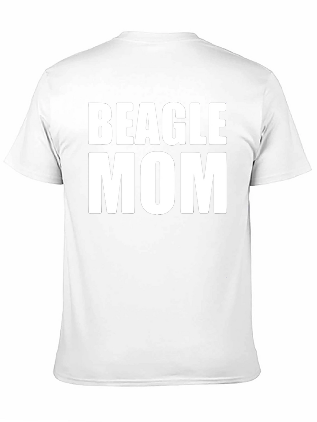 Beagle Mom T-Shirt - Black Classic Fit