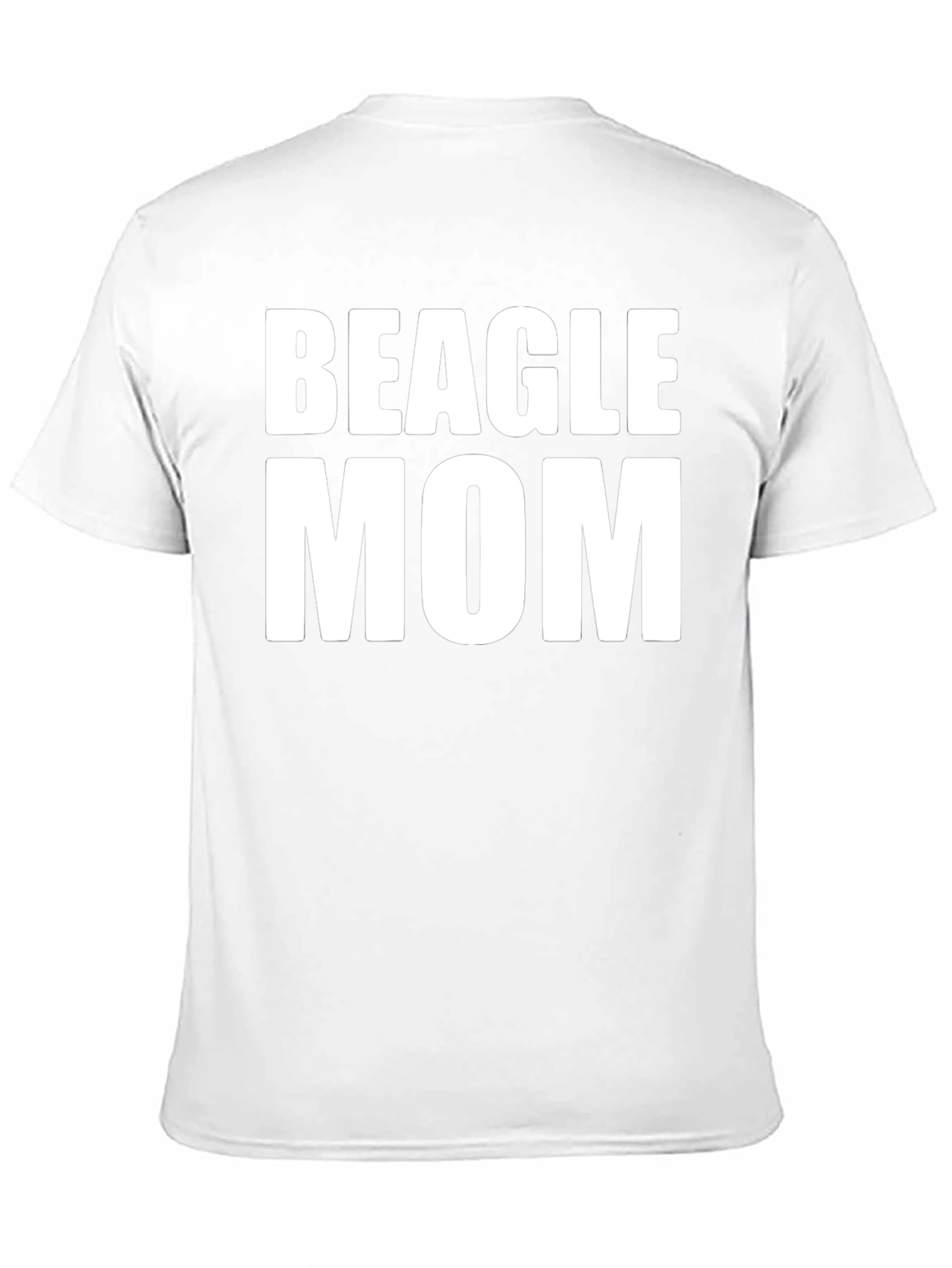 Beagle Mom T-Shirt - Black Classic Fit