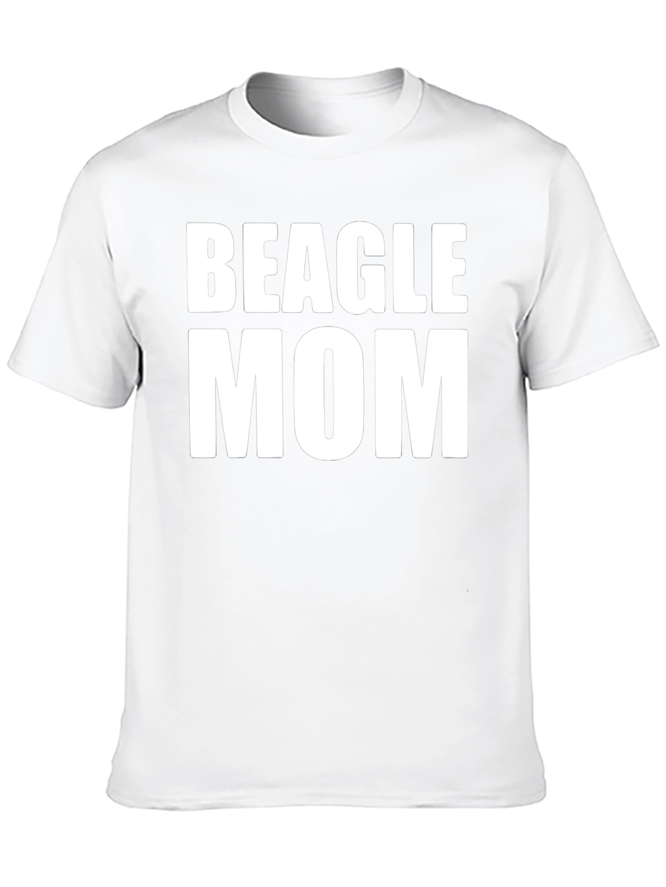Beagle Mom T-Shirt - Black Classic Fit