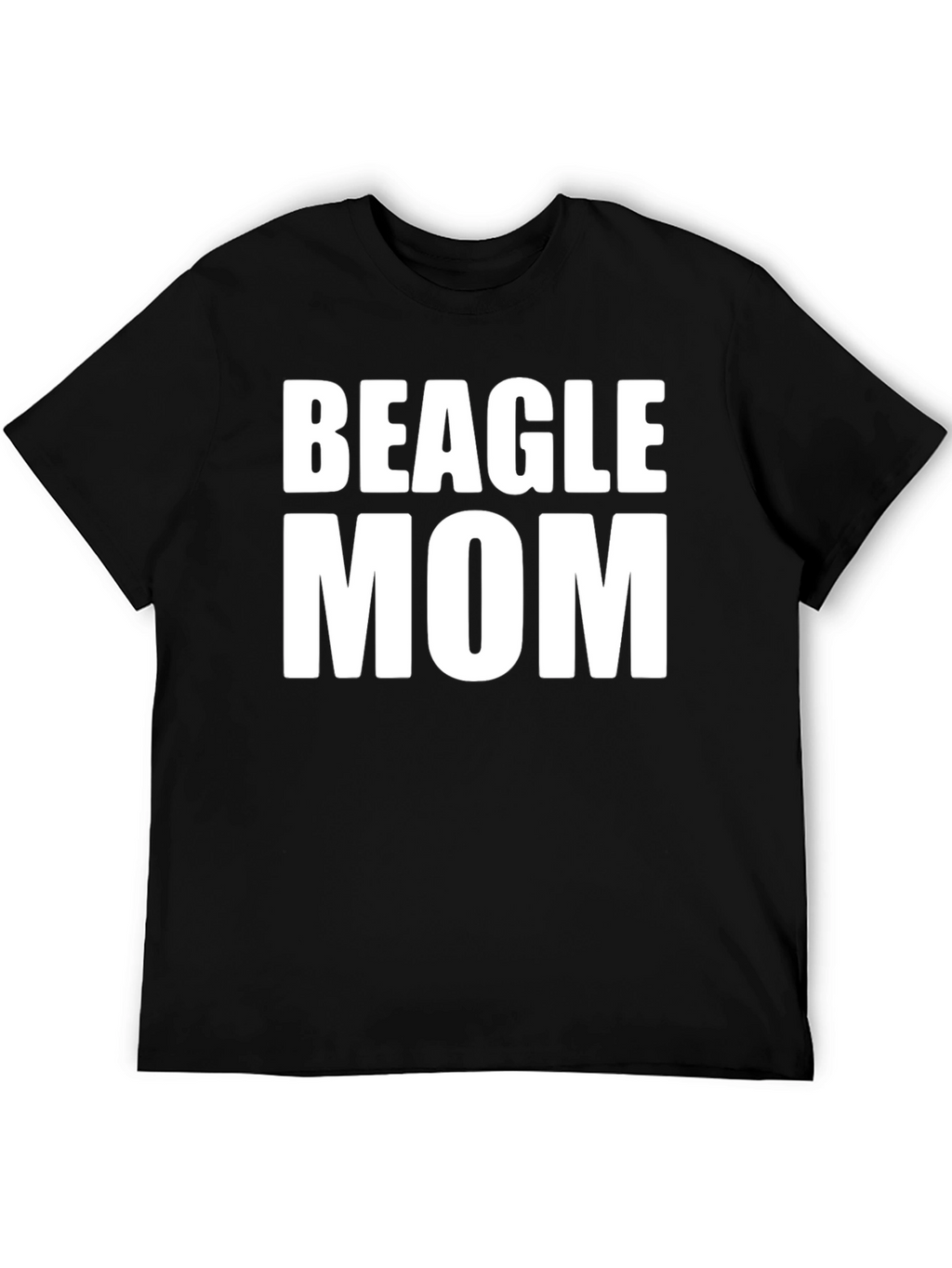 Beagle Mom T-Shirt - Black Classic Fit
