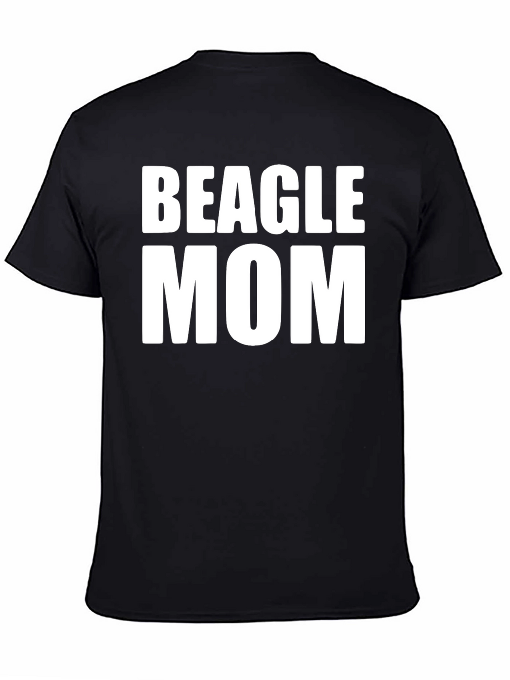 Beagle Mom T-Shirt - Black Classic Fit