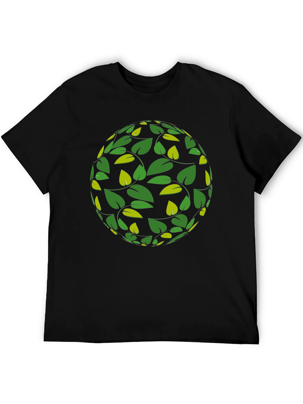 Leaf Globe Graphic Tee - Stylish Casual Wear