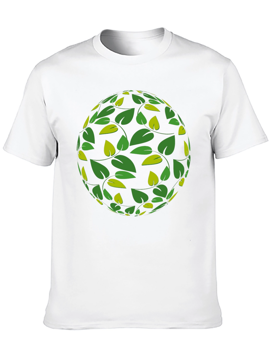 Leaf Globe Graphic Tee - Stylish Casual Wear