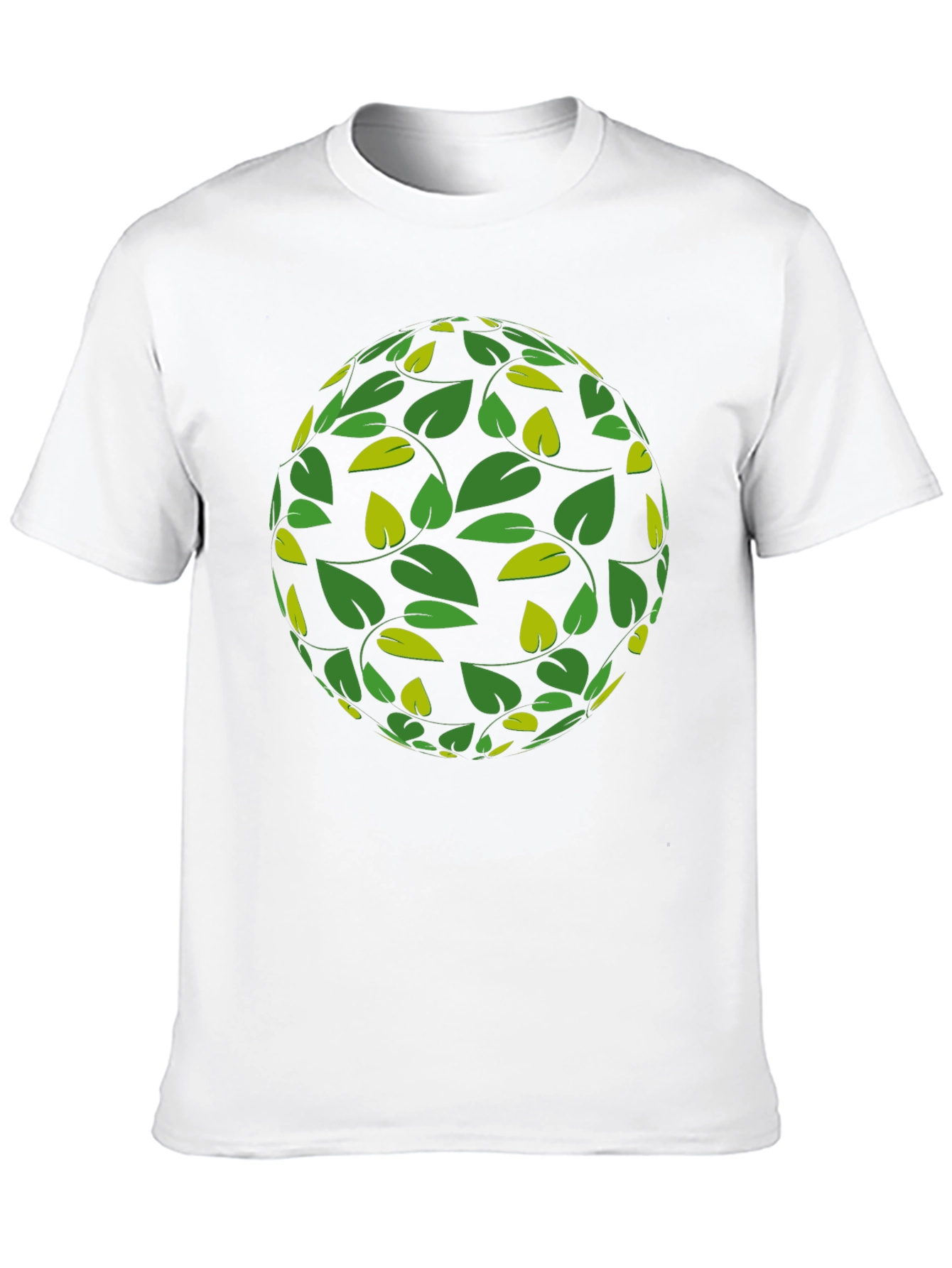 Leaf Globe Graphic Tee - Stylish Casual Wear