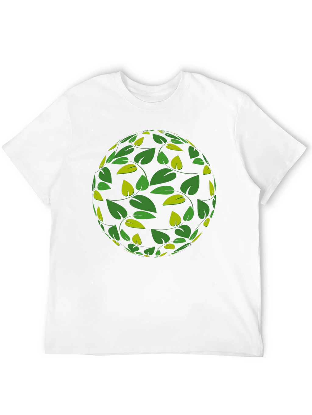 Leaf Globe Graphic Tee - Stylish Casual Wear