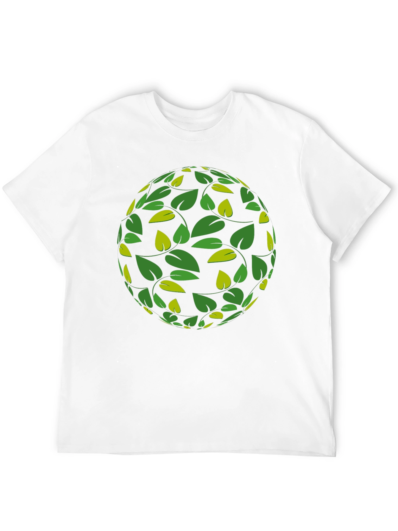Leaf Globe Graphic Tee - Stylish Casual Wear