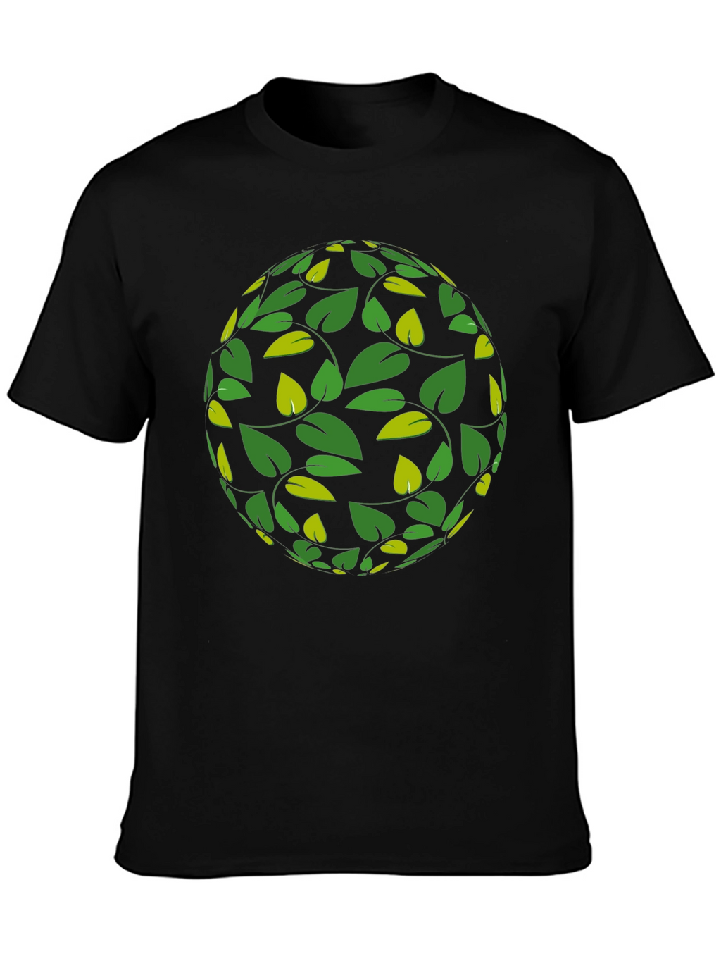 Leaf Globe Graphic Tee - Stylish Casual Wear