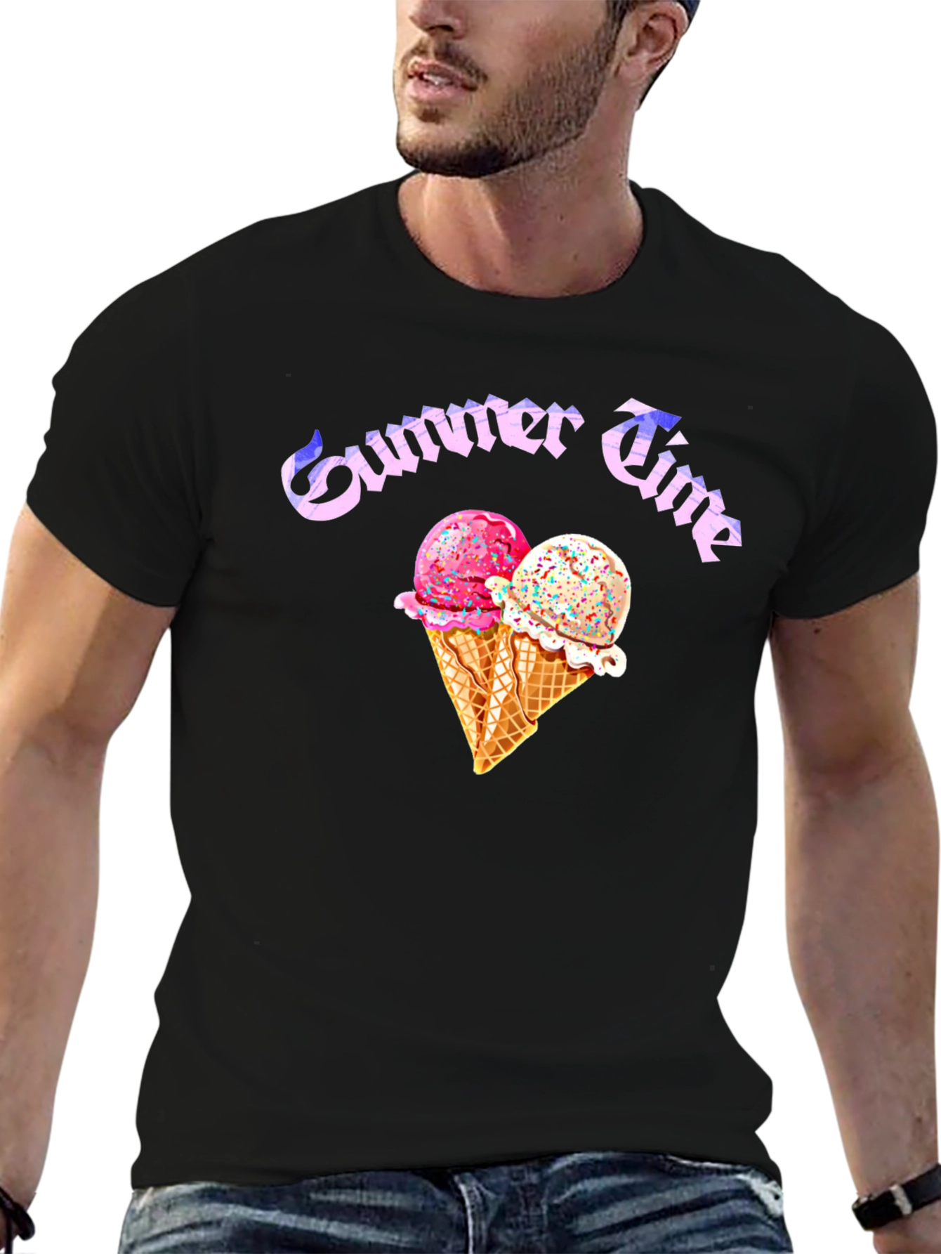 Summer Time Ice Cream Graphic Tee