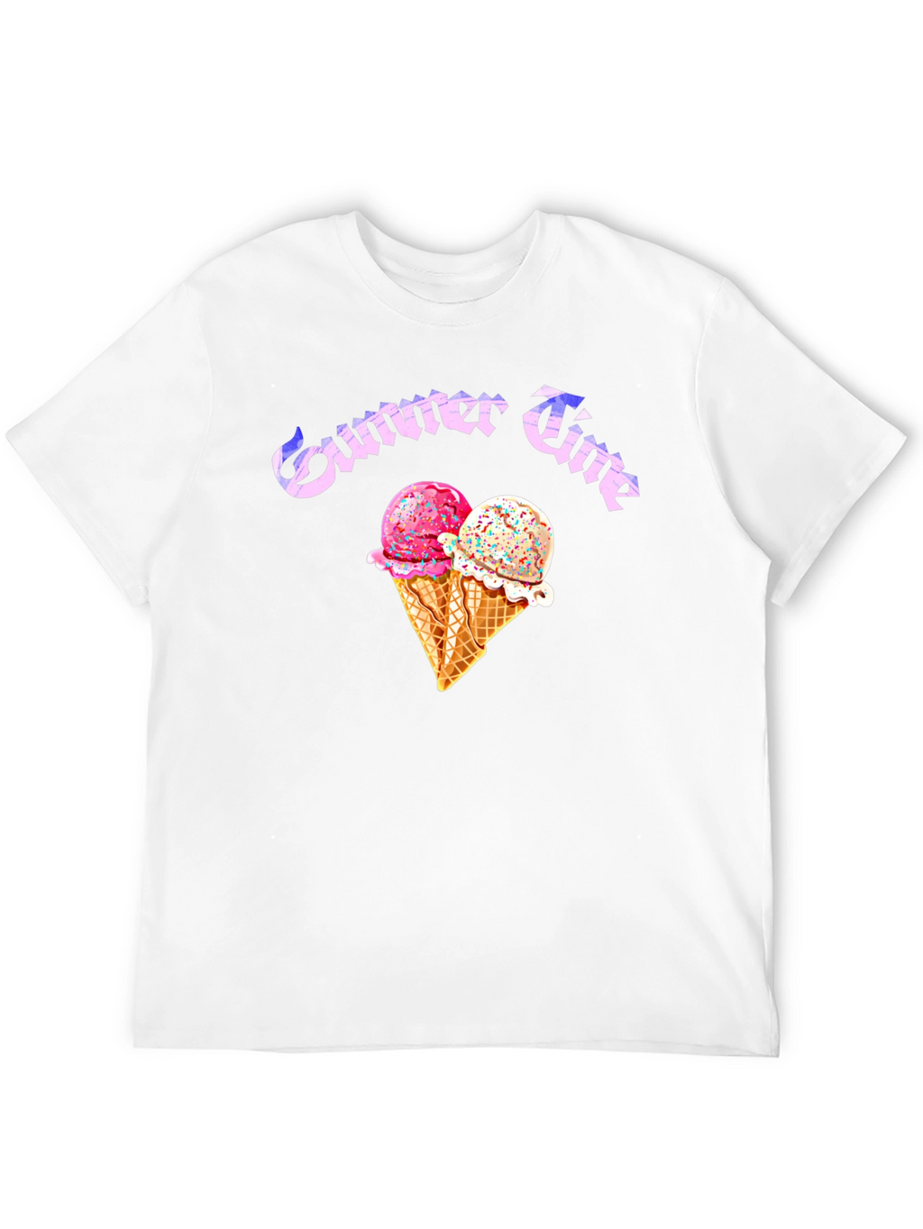 Summer Time Ice Cream Graphic Tee