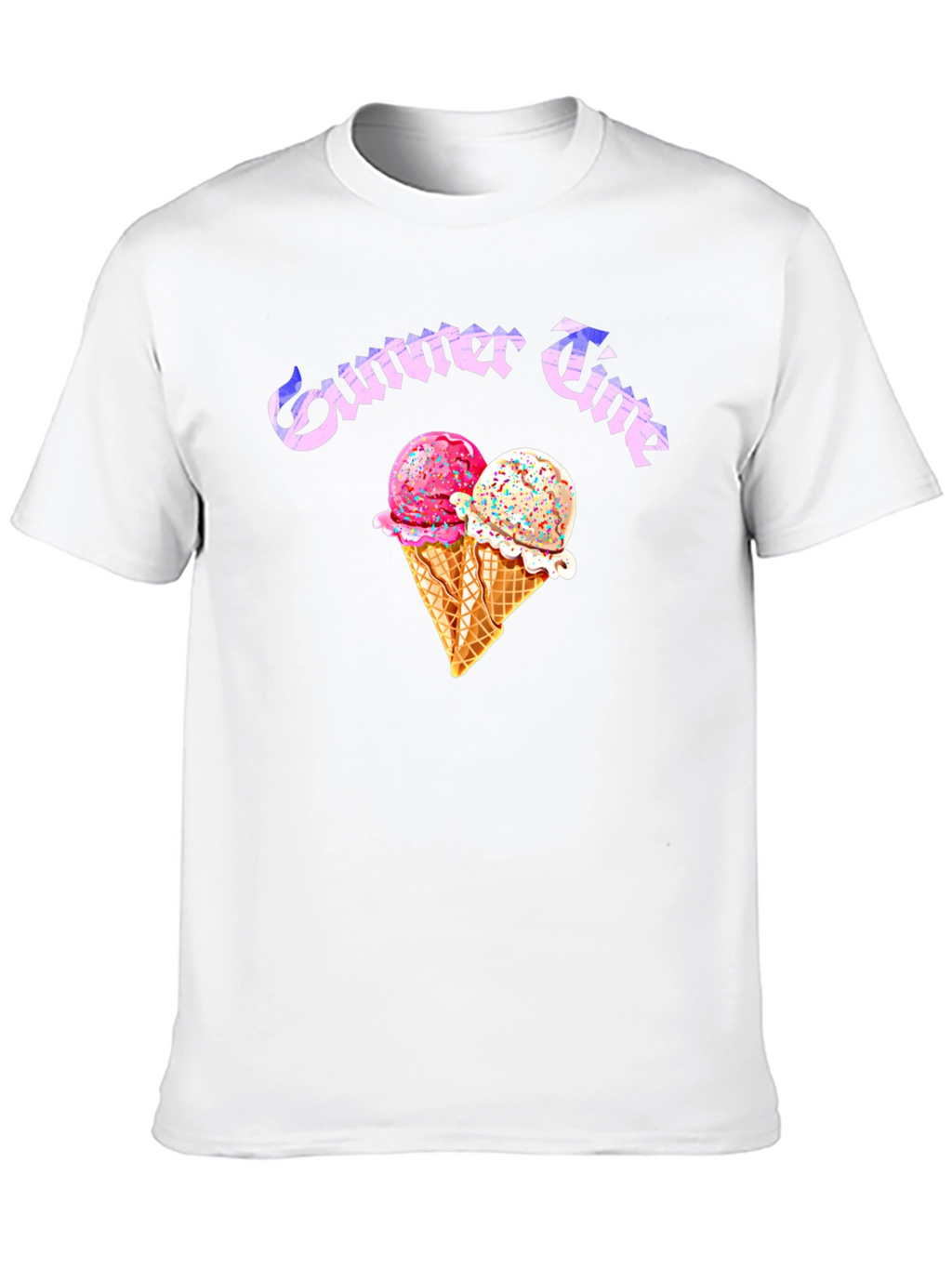 Summer Time Ice Cream Graphic Tee