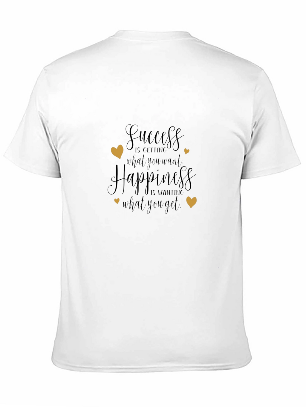 Success & Happiness Graphic Tee - Black