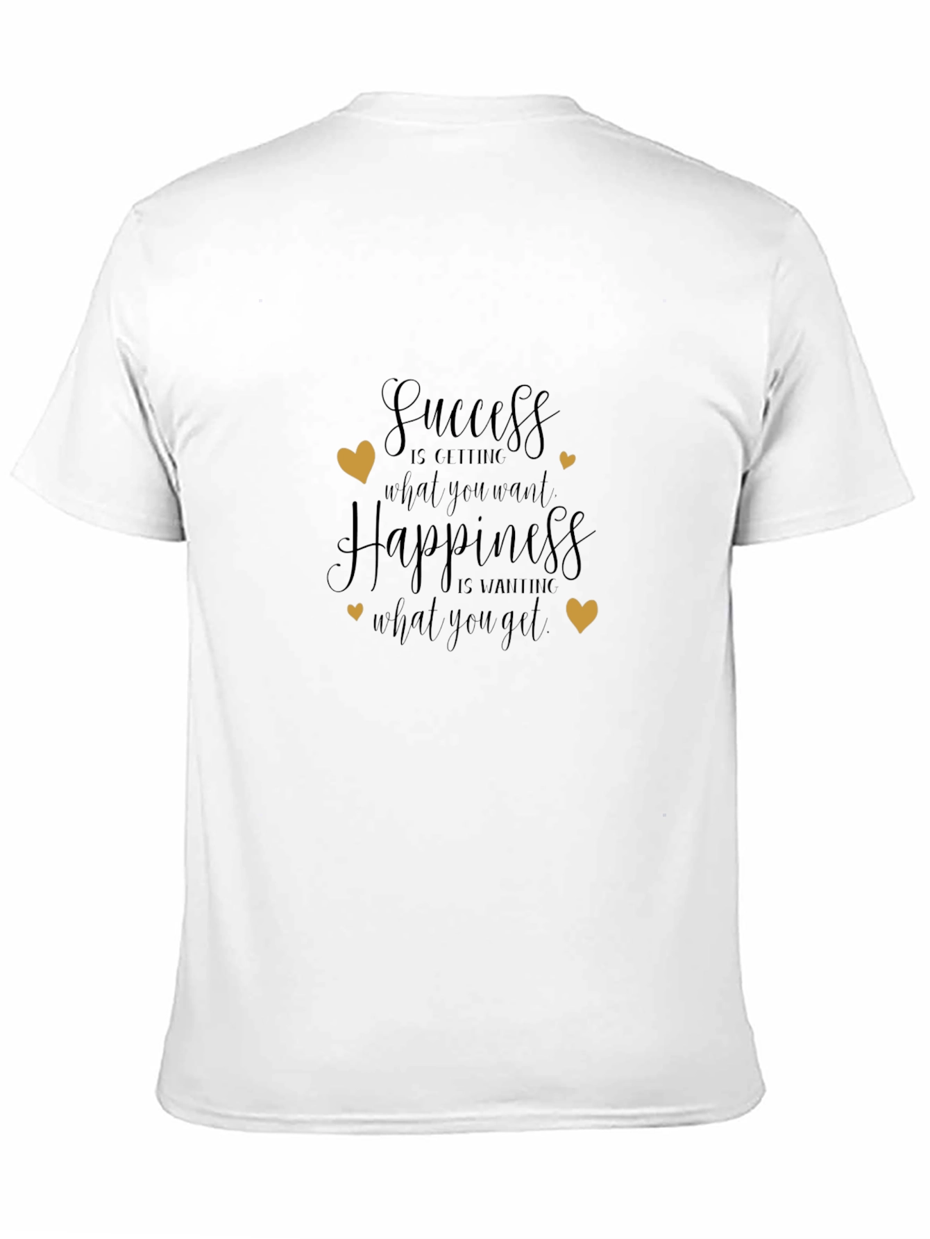 Success & Happiness Graphic Tee - Black