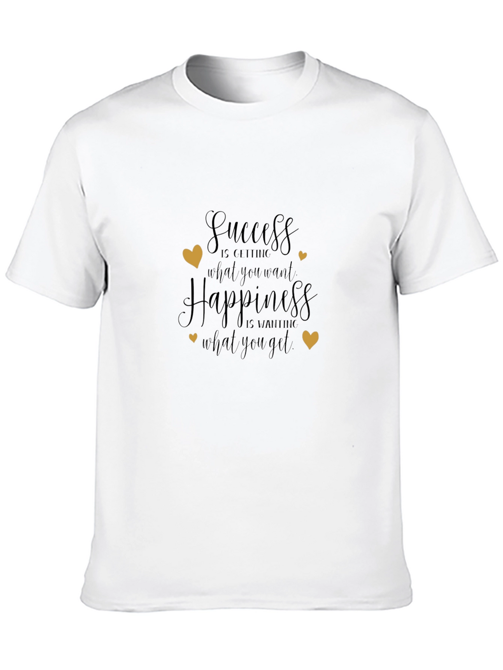 Success & Happiness Graphic Tee - Black