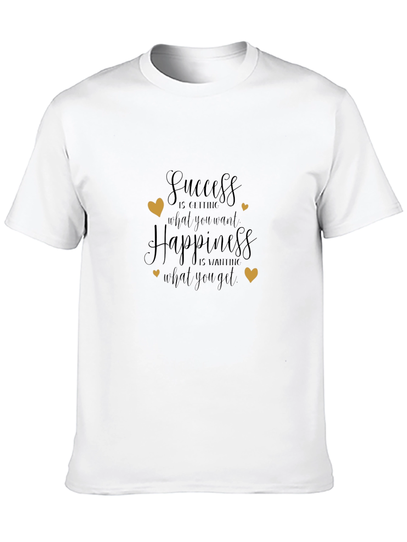 Success & Happiness Graphic Tee - Black