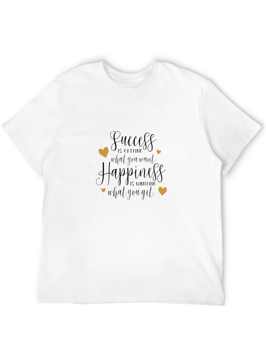 Success & Happiness Graphic Tee - Black