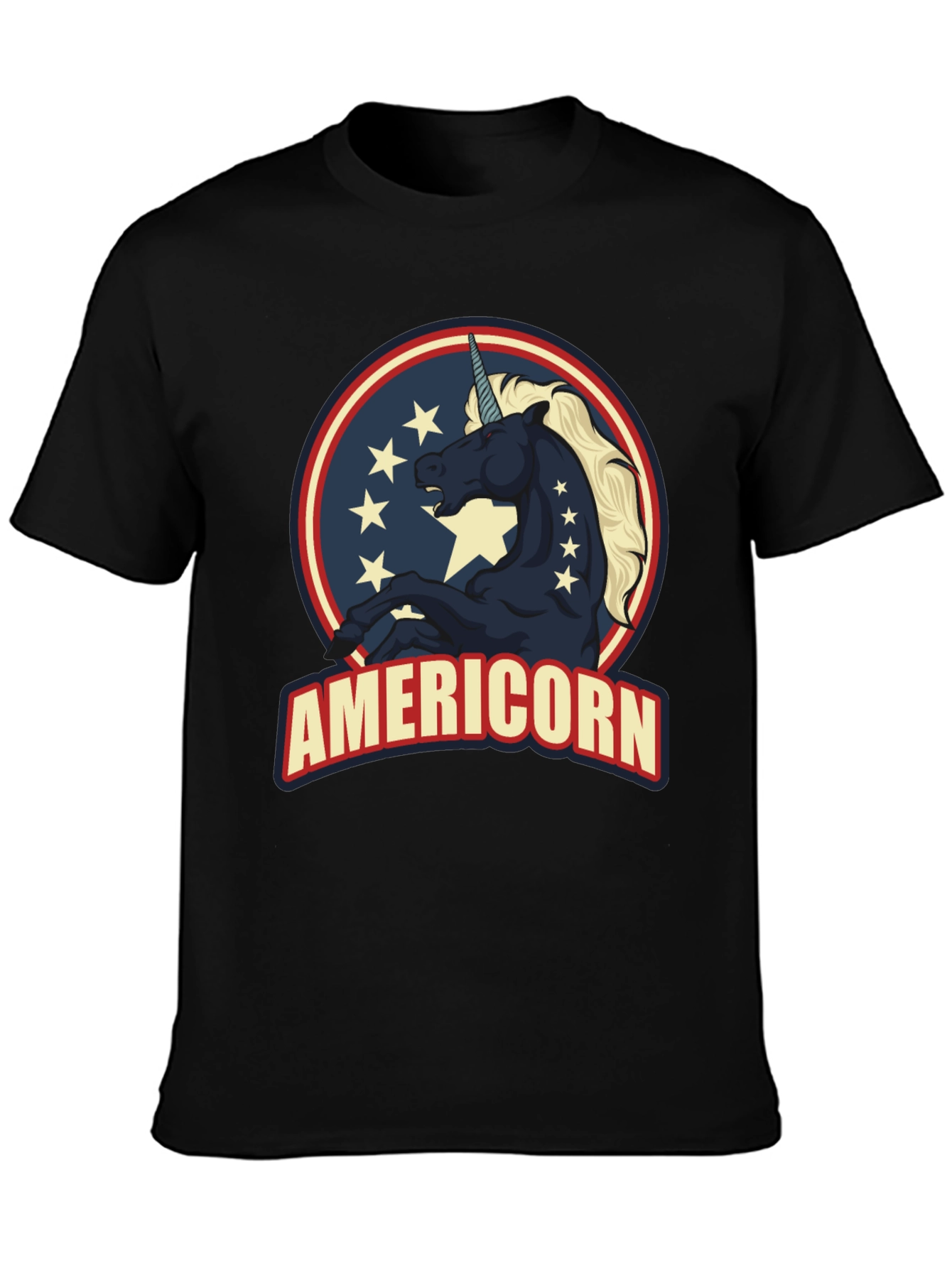 Americorn T-Shirt - Patriotic Unicorn Design
